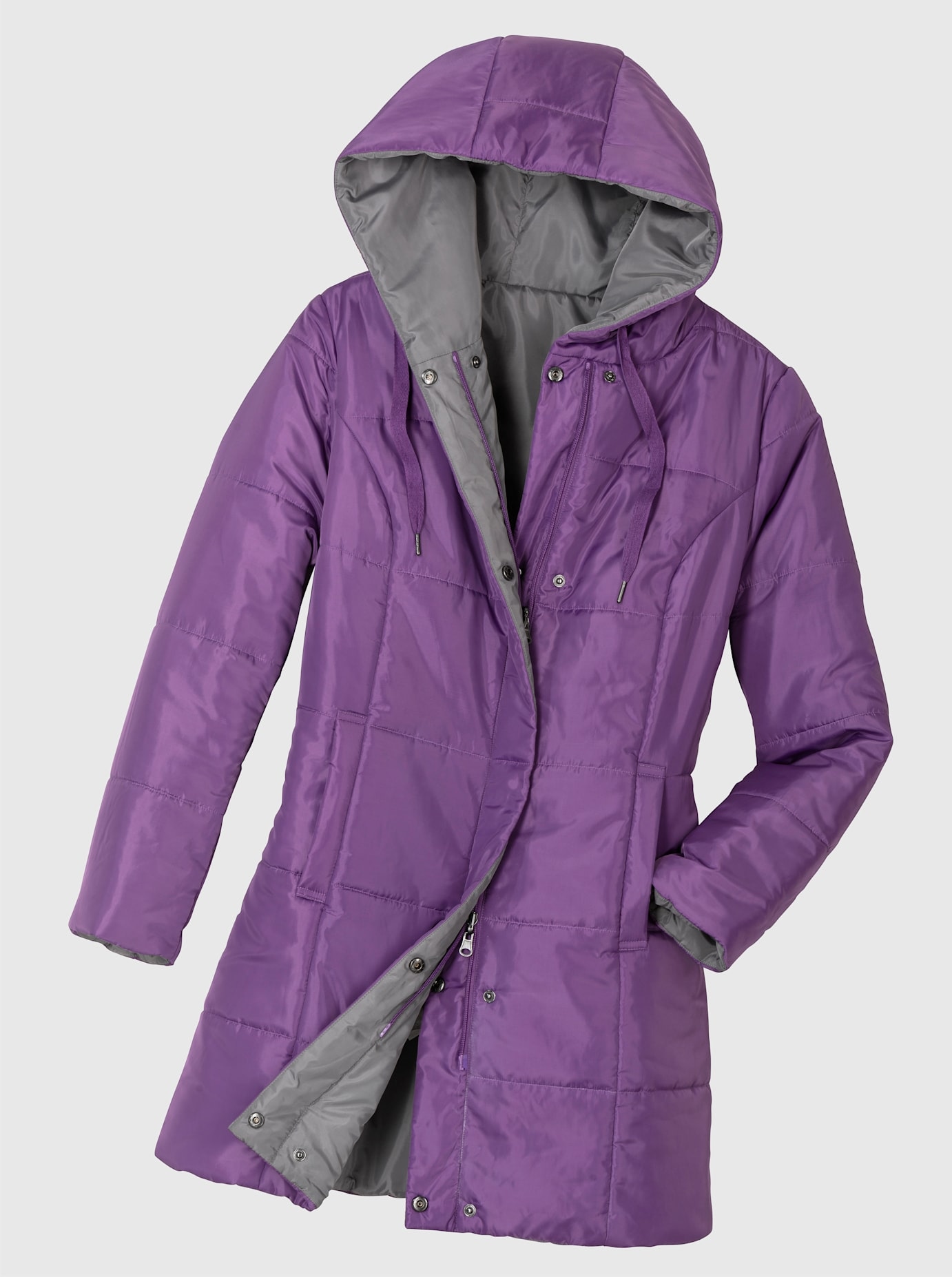 Classic Basics Wendejacke, mit Kapuze