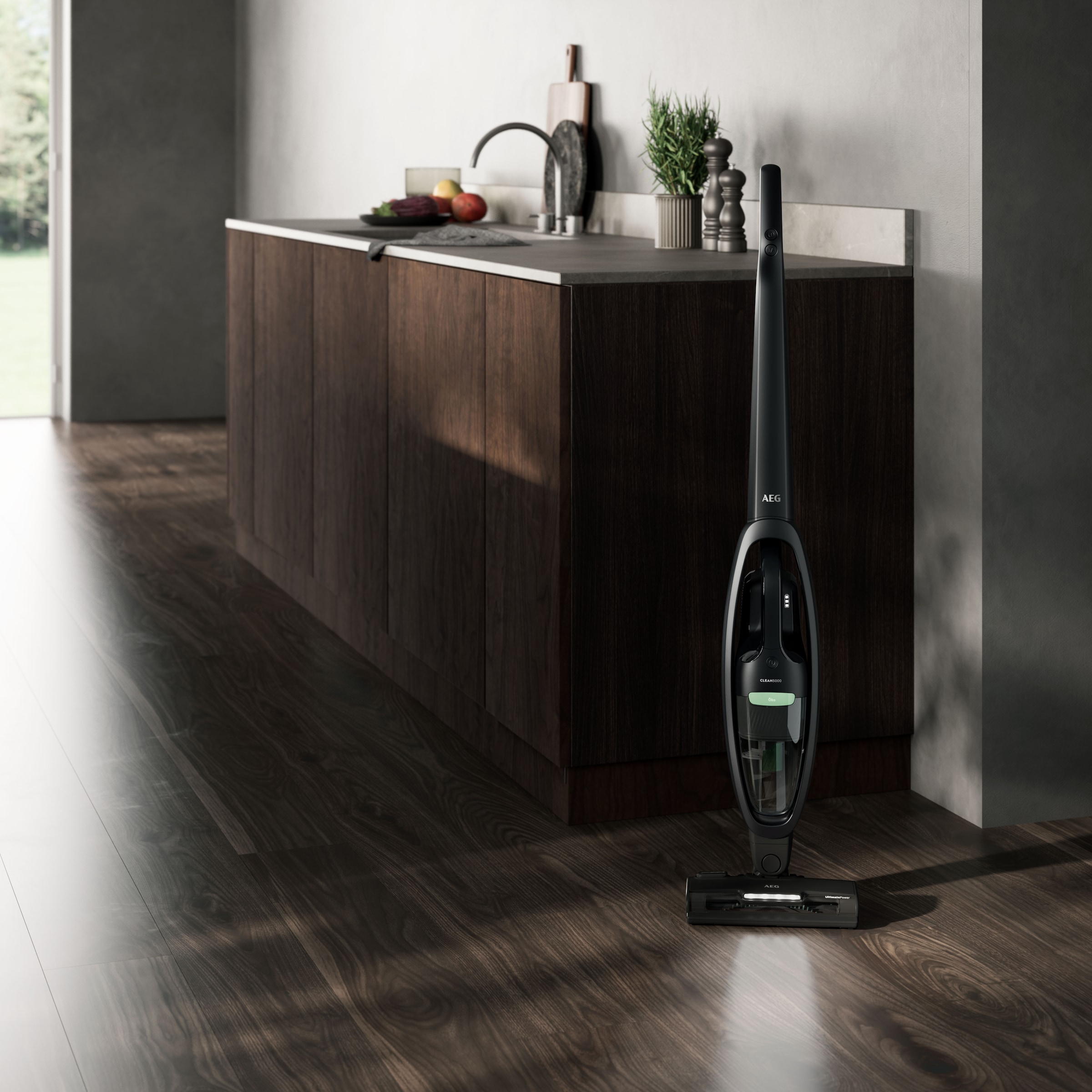 AEG Akku-Hand-und Stielstaubsauger »CLEAN 5000 ÖKO (AS52B21OKO)« 2in1, leise 79 dB(A), 74 % Recyclingmaterial, bis zu 50 Min. Laufzeit