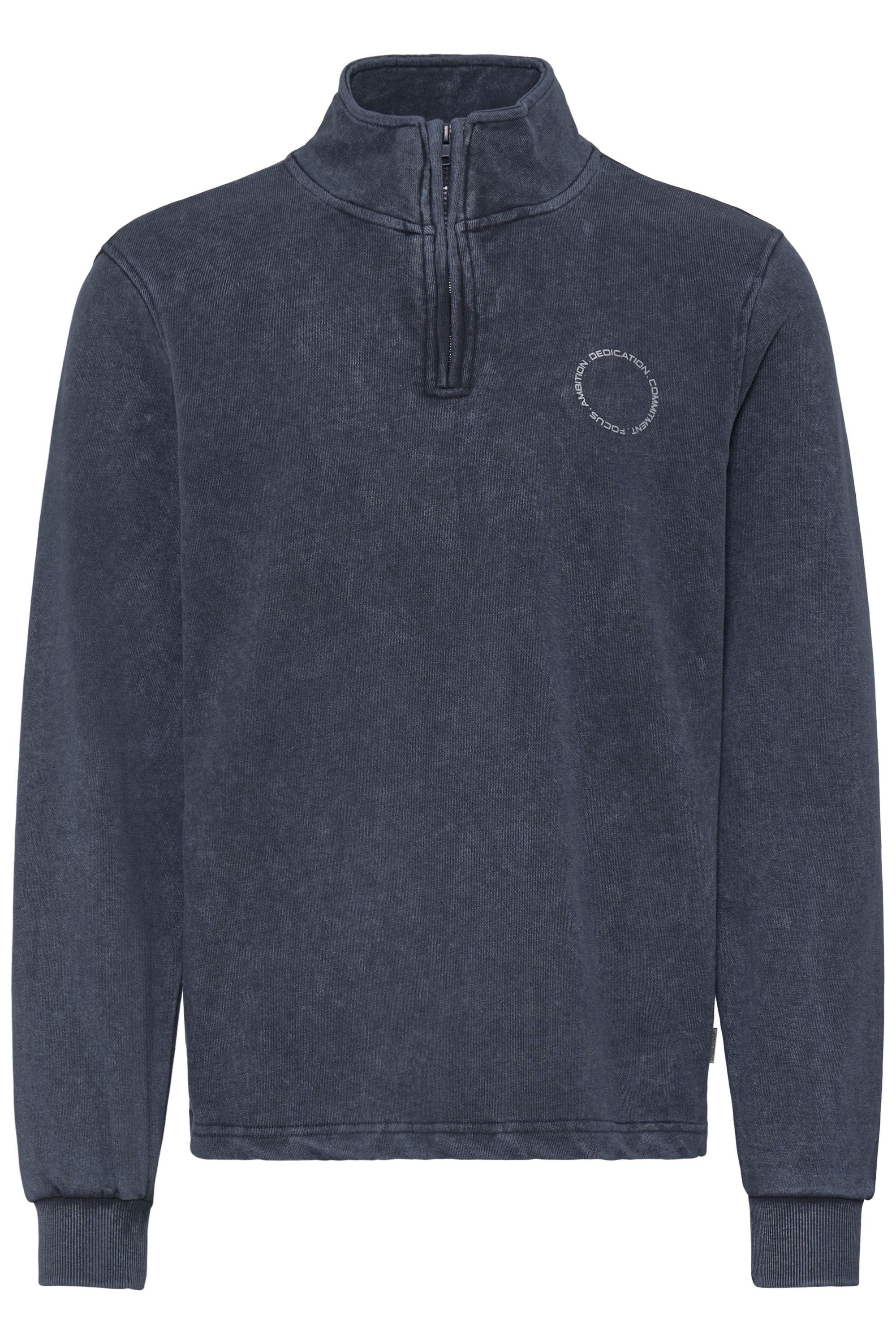 Blend Longpullover "BHFactor" Bequemer Troyer mit Backprint günstig online kaufen