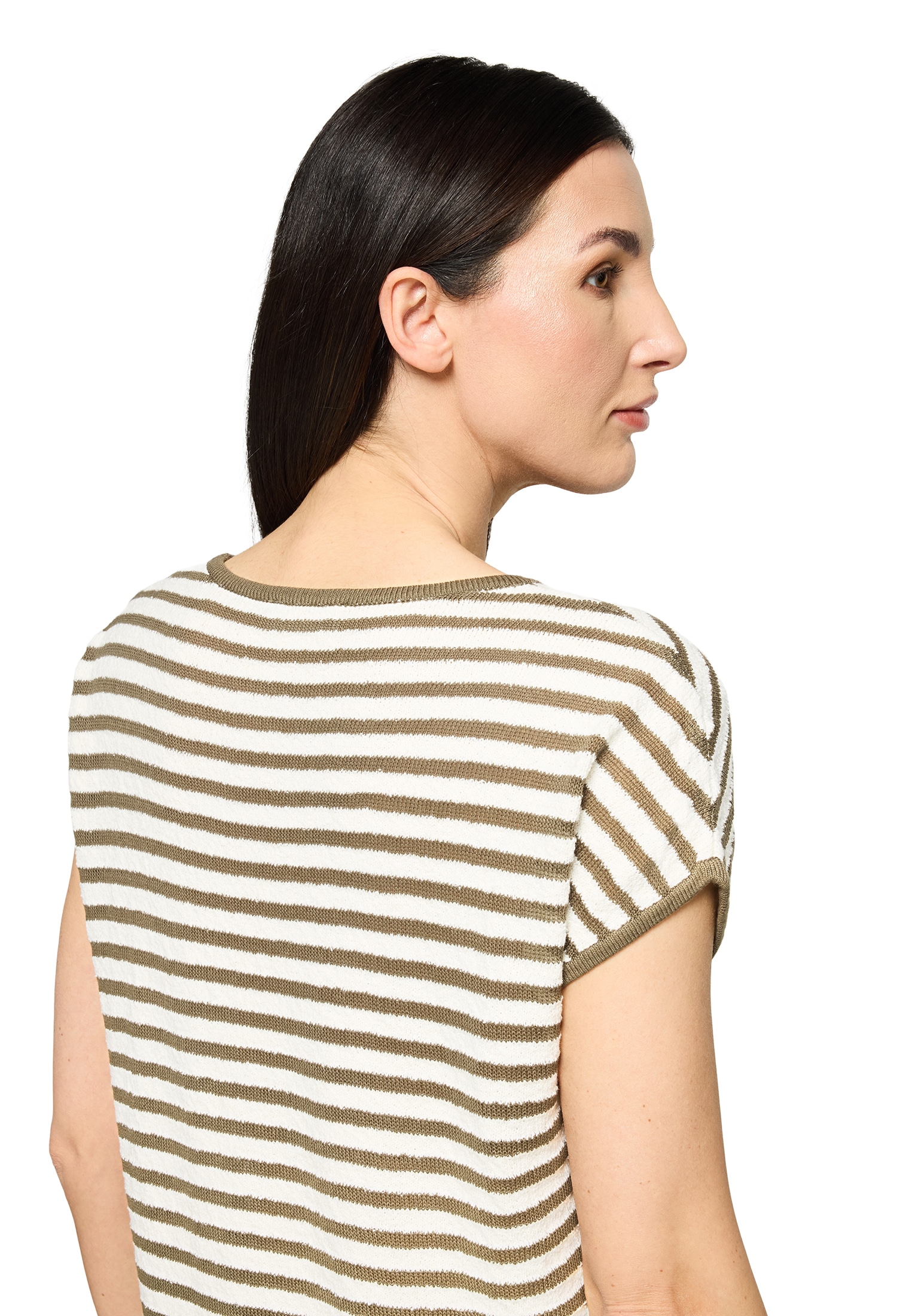 Cartoon Kurzarmshirt »Damen mit Streifen« 1 tlg.