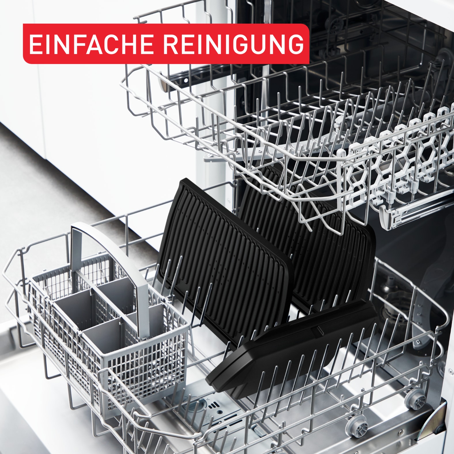 Tefal Kontaktgrill »OptiGrill+ XL, erneuerte Kochstufenanzeige, 9 automatische Programme«, 2000 W, ein manuelles Programm, spülmaschinengeeignete Platten, GC7278