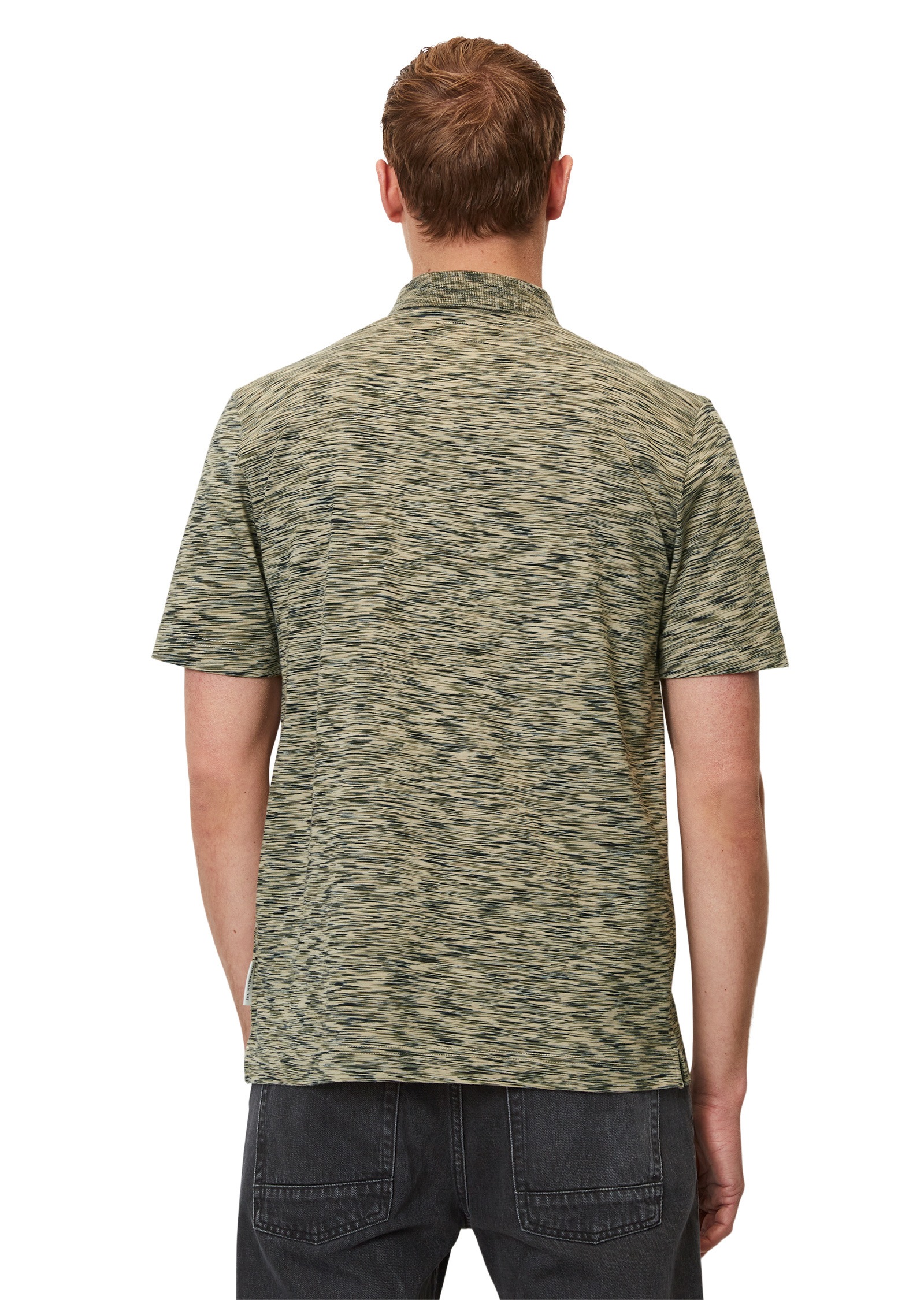 Marc O'Polo Poloshirt »in mittelschwerer Space-Dye-Jersey-Qualität«