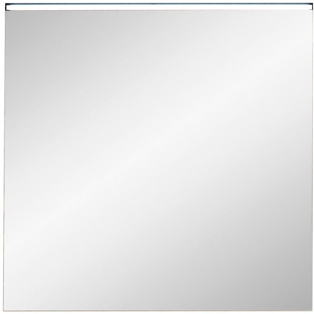 Saphir Badmöbel-Set »Quickset 395 2-teilig, Keramik-Waschtisch mit LED-Spiegel, 75 cm breit«, (2 St.), Waschplatz mit 2 Schubladen, Riviera Eiche quer Nachbildung, Bad-Set