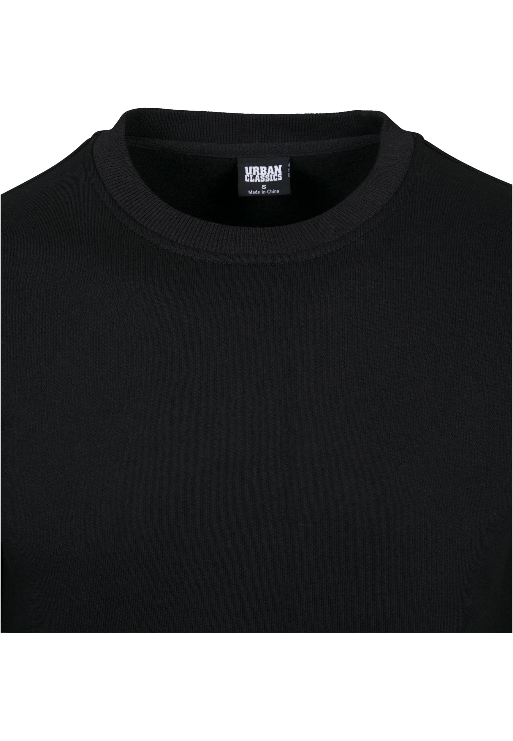 URBAN CLASSICS Rundhalspullover »Urban Classics Herren Basic Terry Crew«, (1 tlg.)