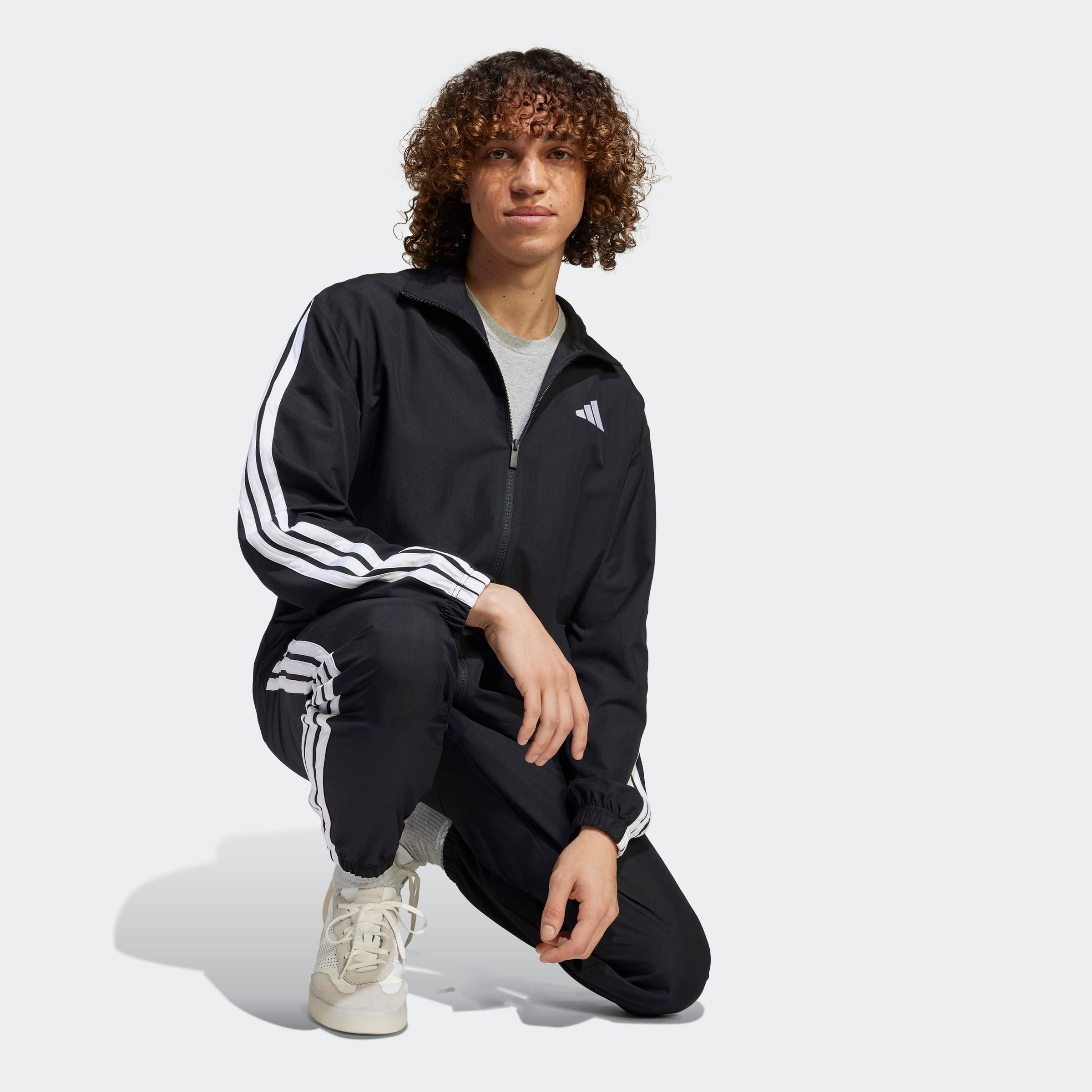 adidas Sportswear Trainingsanzug »M 3S WV TT TS«, (2 tlg.), drei Streifen Woven Tracksuit