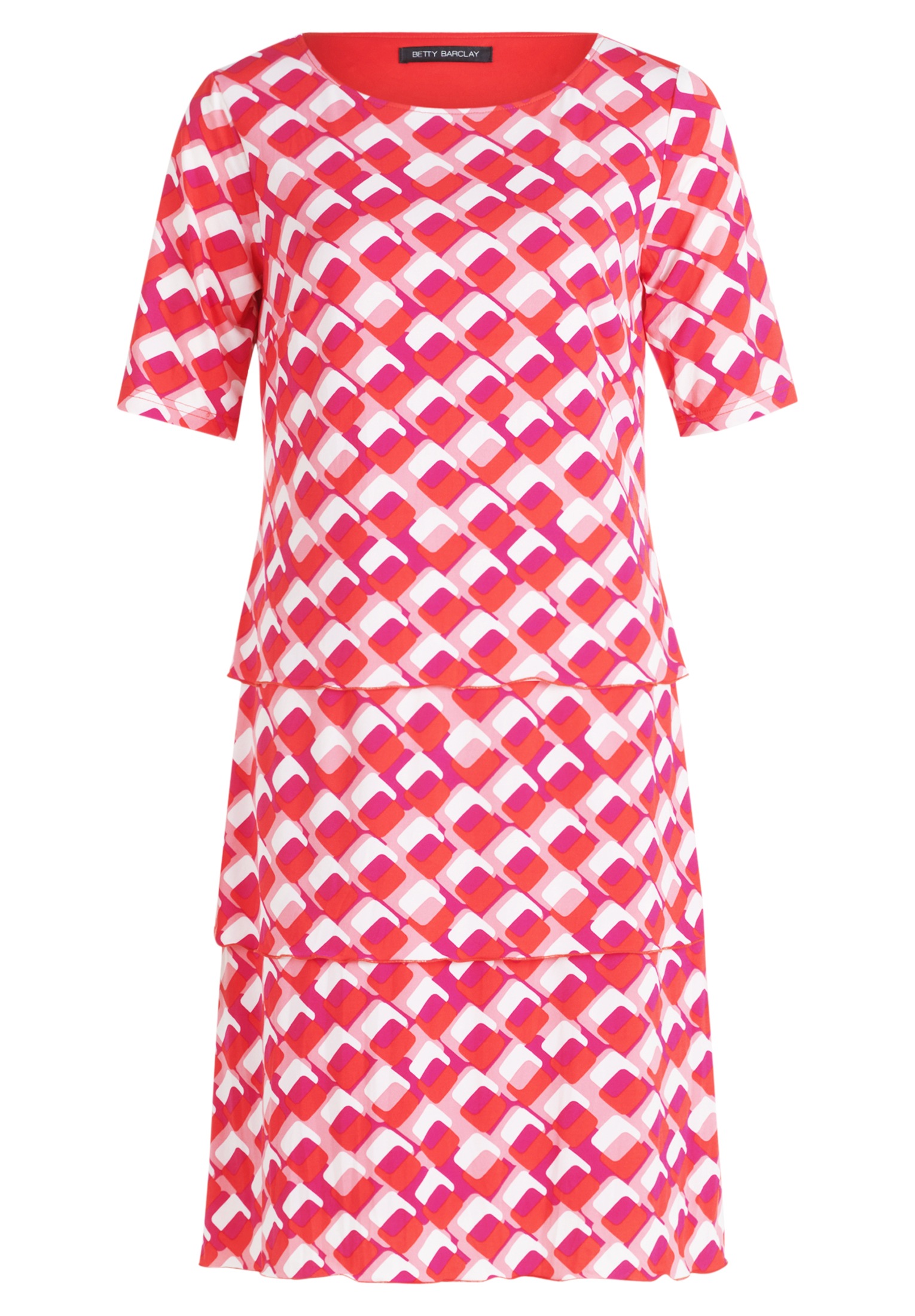 Betty Barclay Sommerkleid "Betty Barclay Damen Stufenkleid kurzarm", Druck günstig online kaufen