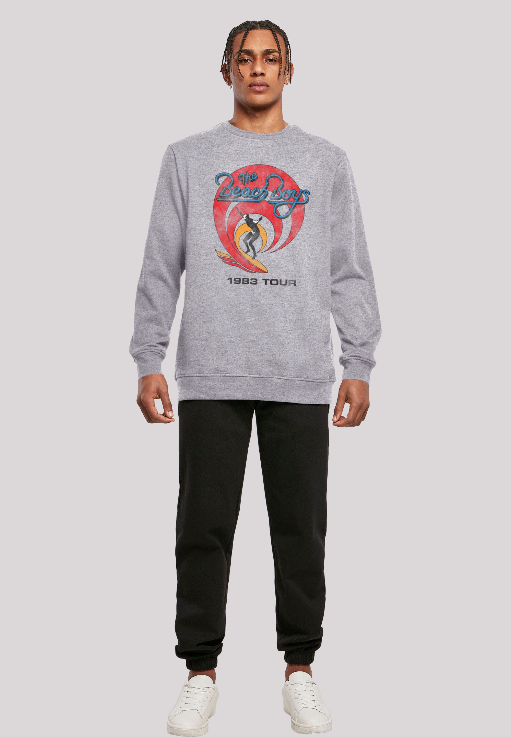 F4NT4STIC Kapuzenpullover »The Beach Boys Band Surfer '83 Vintage«, Print
