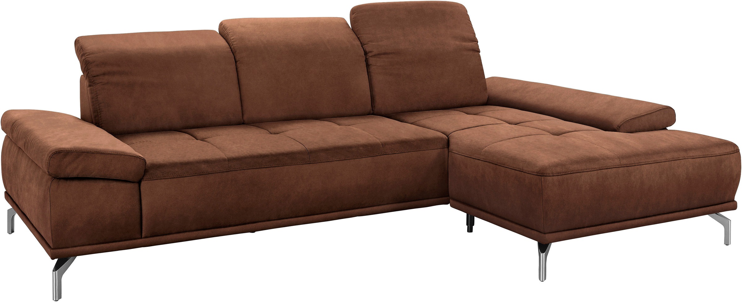 Home affaire Ecksofa "Caluna" Inkl.Sitztiefenverstellung, wahlweise mit Kop günstig online kaufen