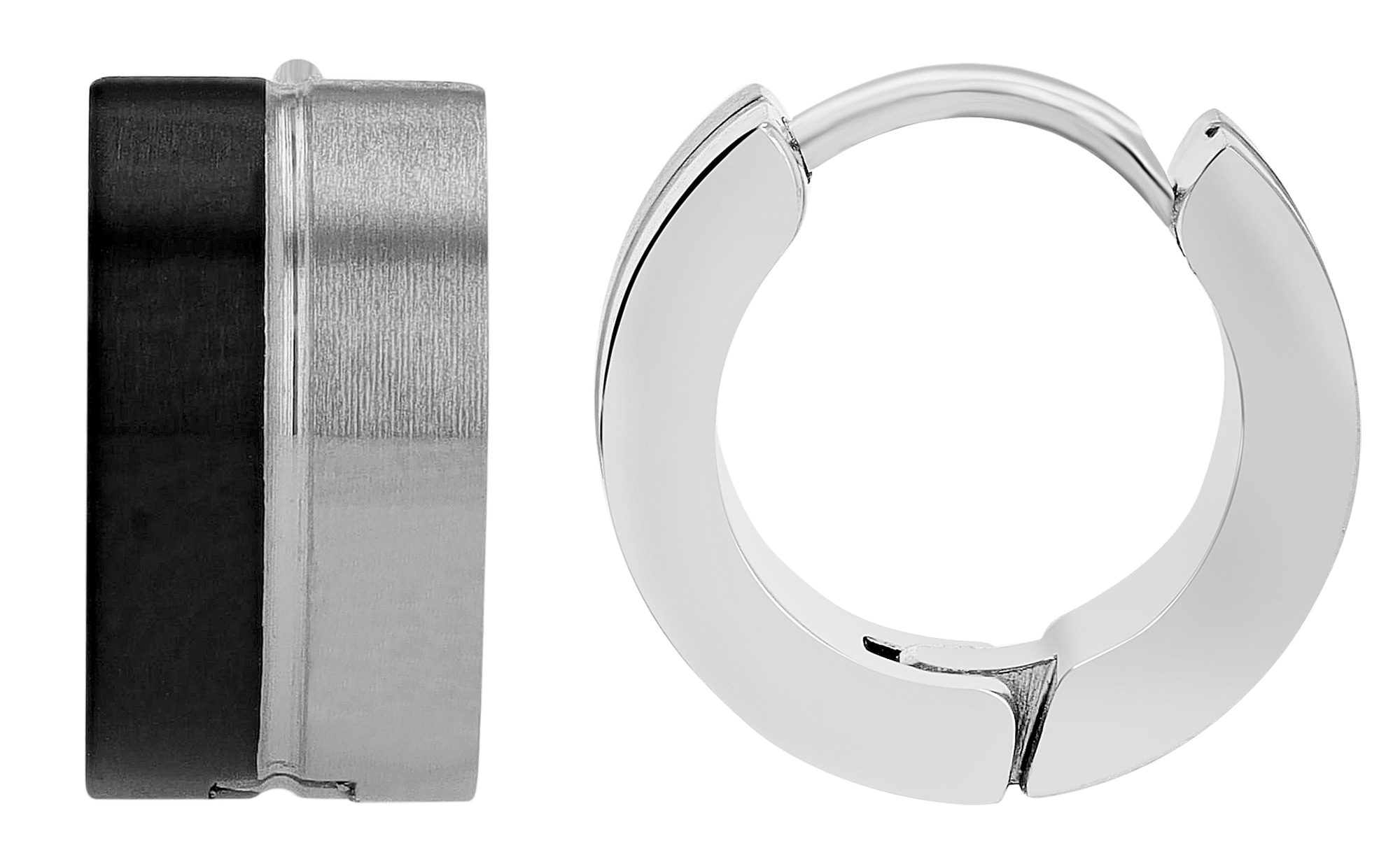 Adelia´s Klappcreolen »Damen Ohrringe – Klappcreole aus Edelstahl« Zum Verschenken – ideal zum Weihnachten