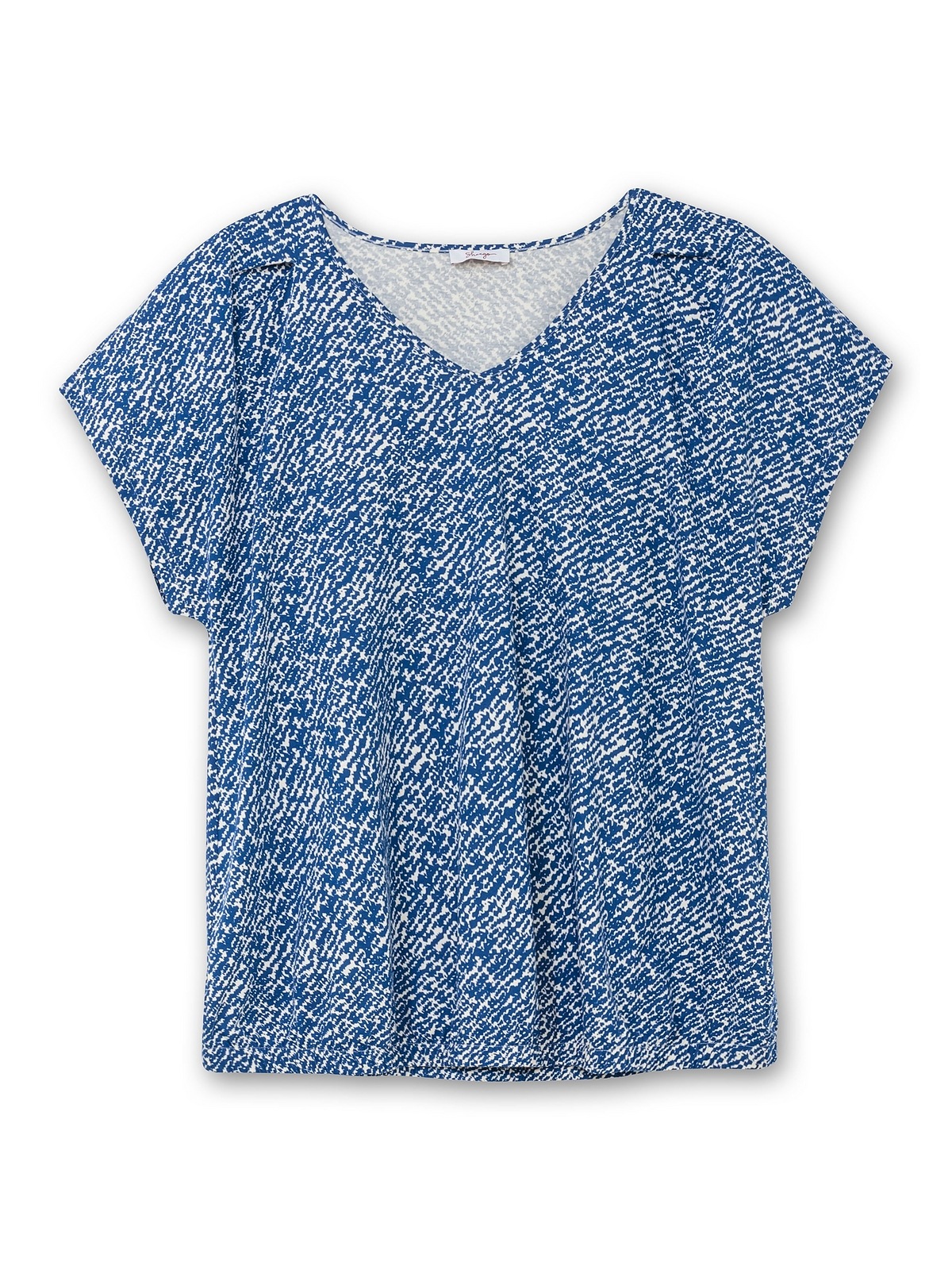 Sheego T-Shirt »Große Größen«, mit Ärmel-Schlitz und Alloverdruck
