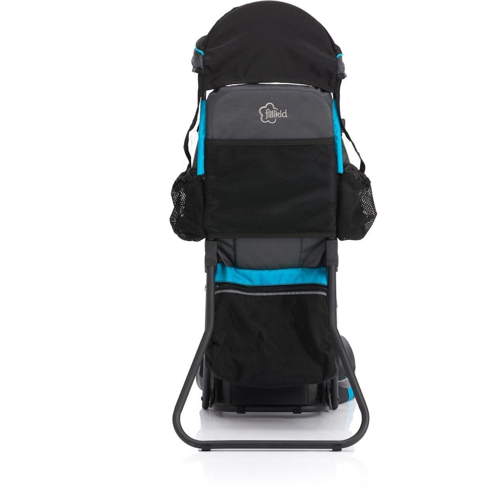 Fillikid Rückentrage »Explorer grau/blau«, bis 20 kg