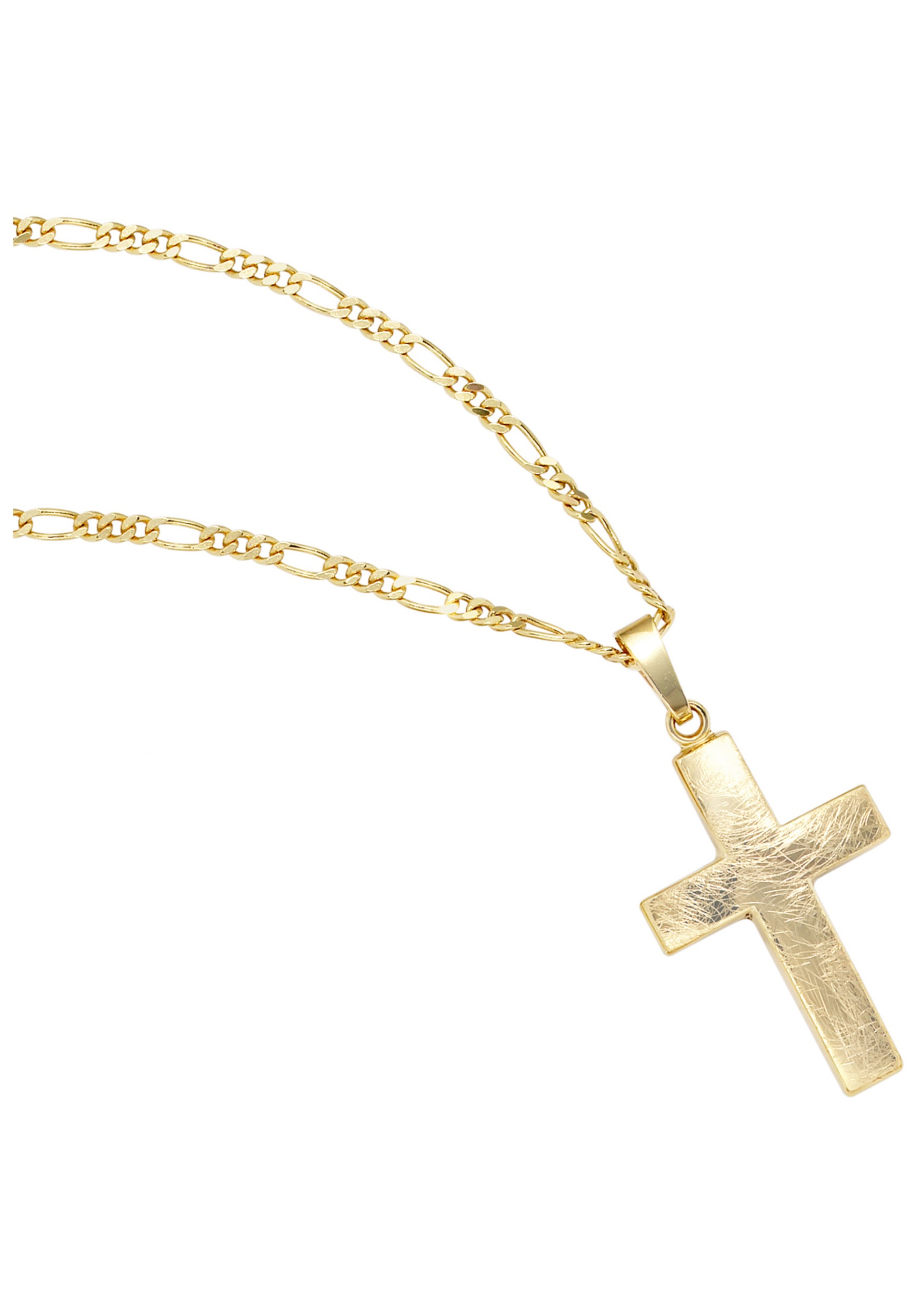 Kreuzanhänger JOBO "Anhänger Kreuz", gold (gelbgold 333), Schmuckanhänger, Damen, Gelbgold 333, 333 Gold 5