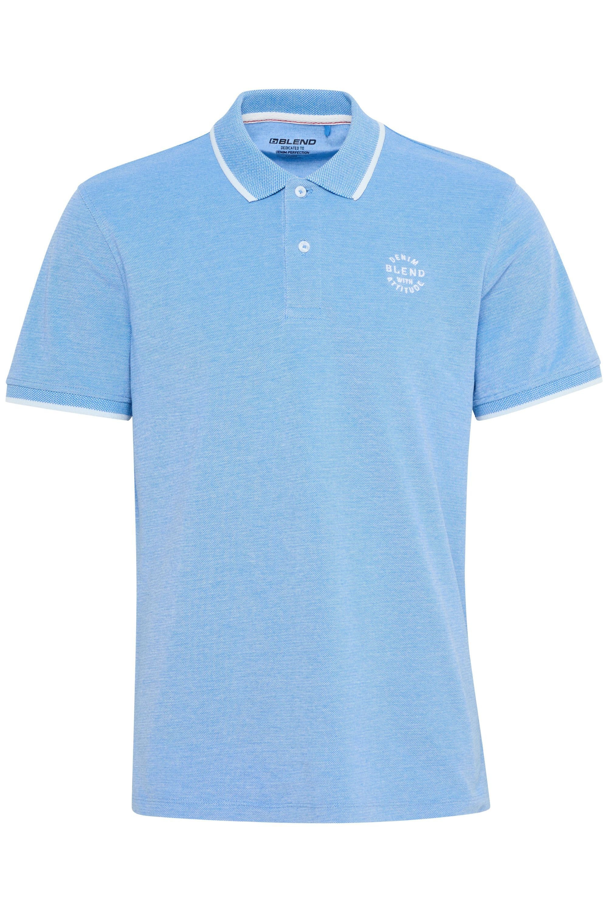 Blend Poloshirt "BHBhnate", Klassisches Poloshirt mit Brustprint günstig online kaufen