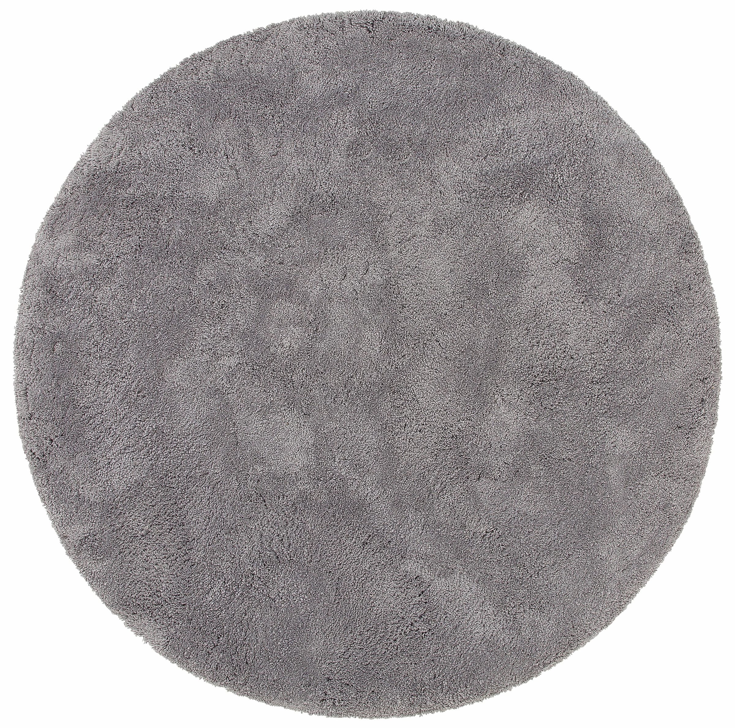my home Teppich "Desner, Hochflor Teppiche" rund 35 mm Höhe Mikrofaser, wei günstig online kaufen