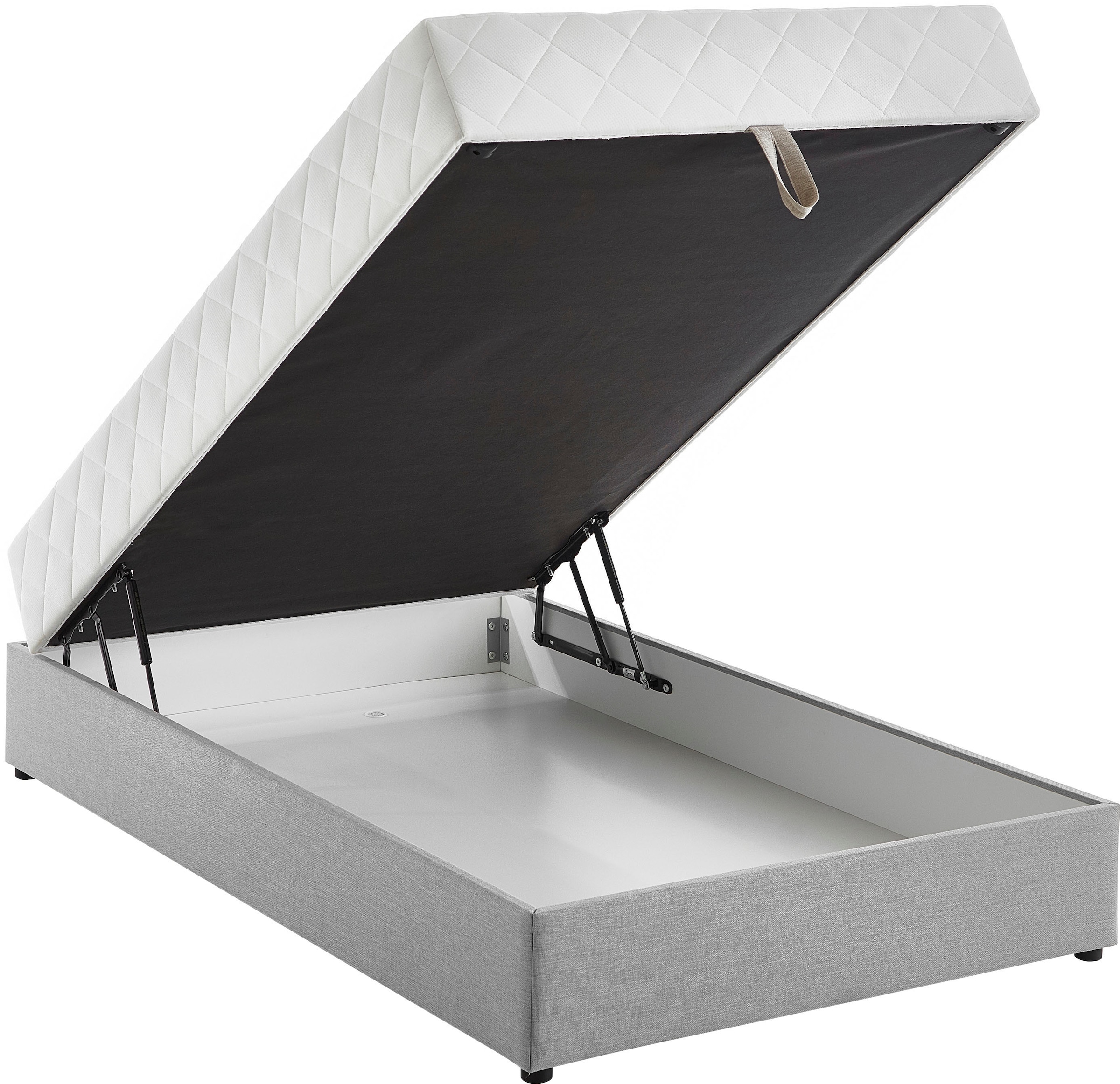 ATLANTIC home collection Boxbett »BELINA«, mit Taschenfederkernmatratze und geräumigem Bettkasten