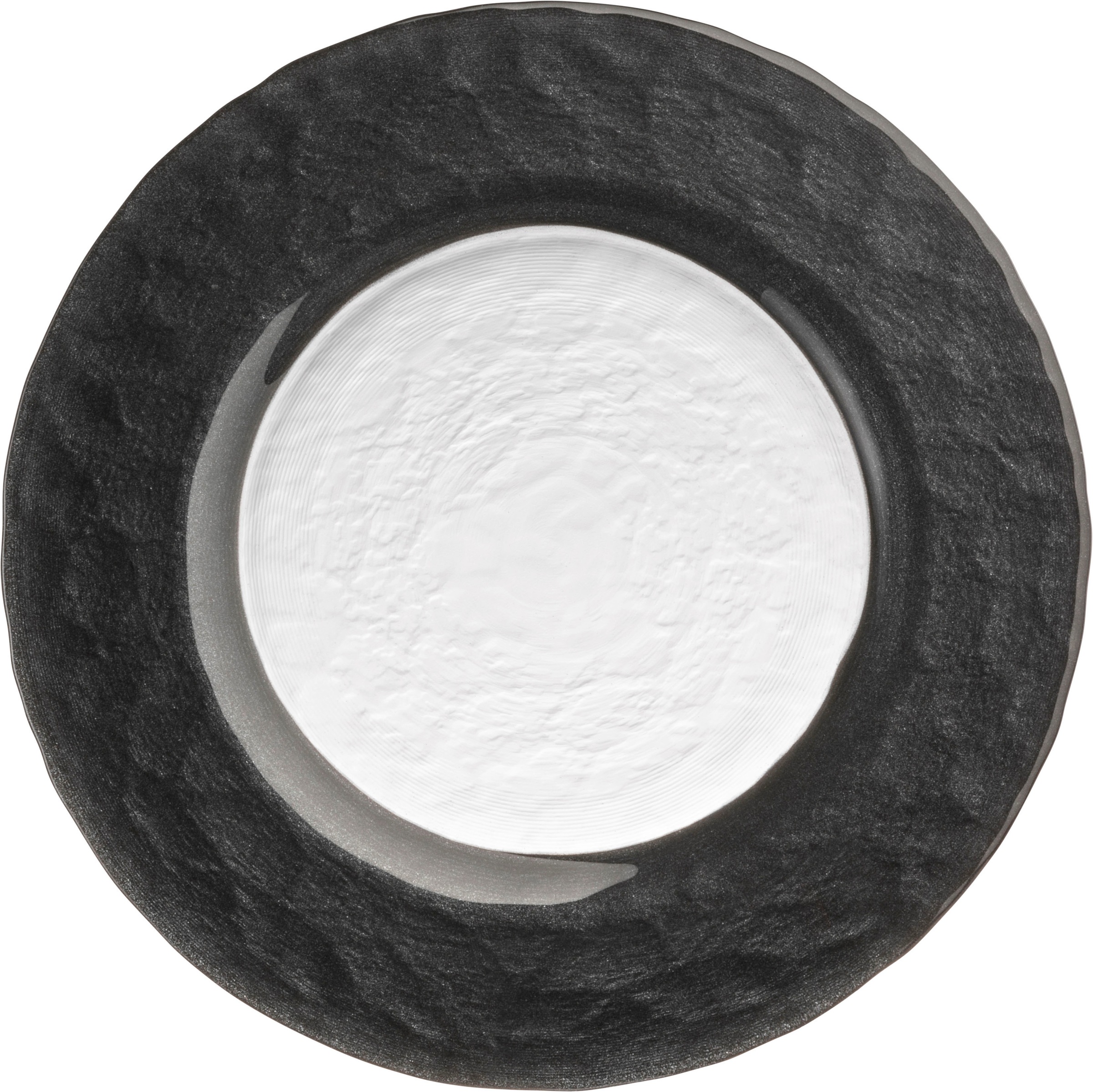 Thumbnail - Eisch Germany Teller "KAYA BLACK", (Set, 2 St.), Veredelung im Schiefer-Look, im Geschenkkarton, Ø 23 cm