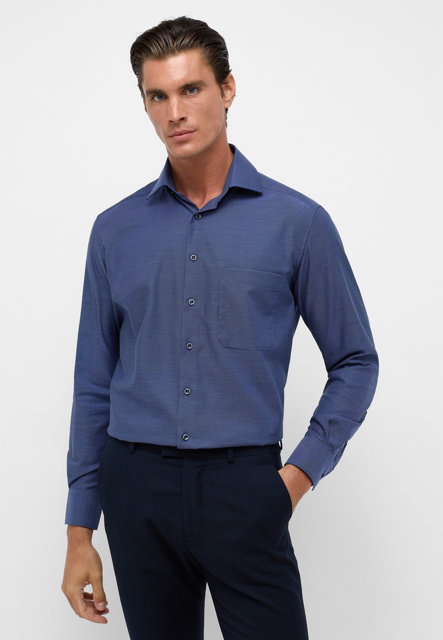 Eterna Langarmhemd "COMFORT FIT" NON IRON (bügelfrei) günstig online kaufen