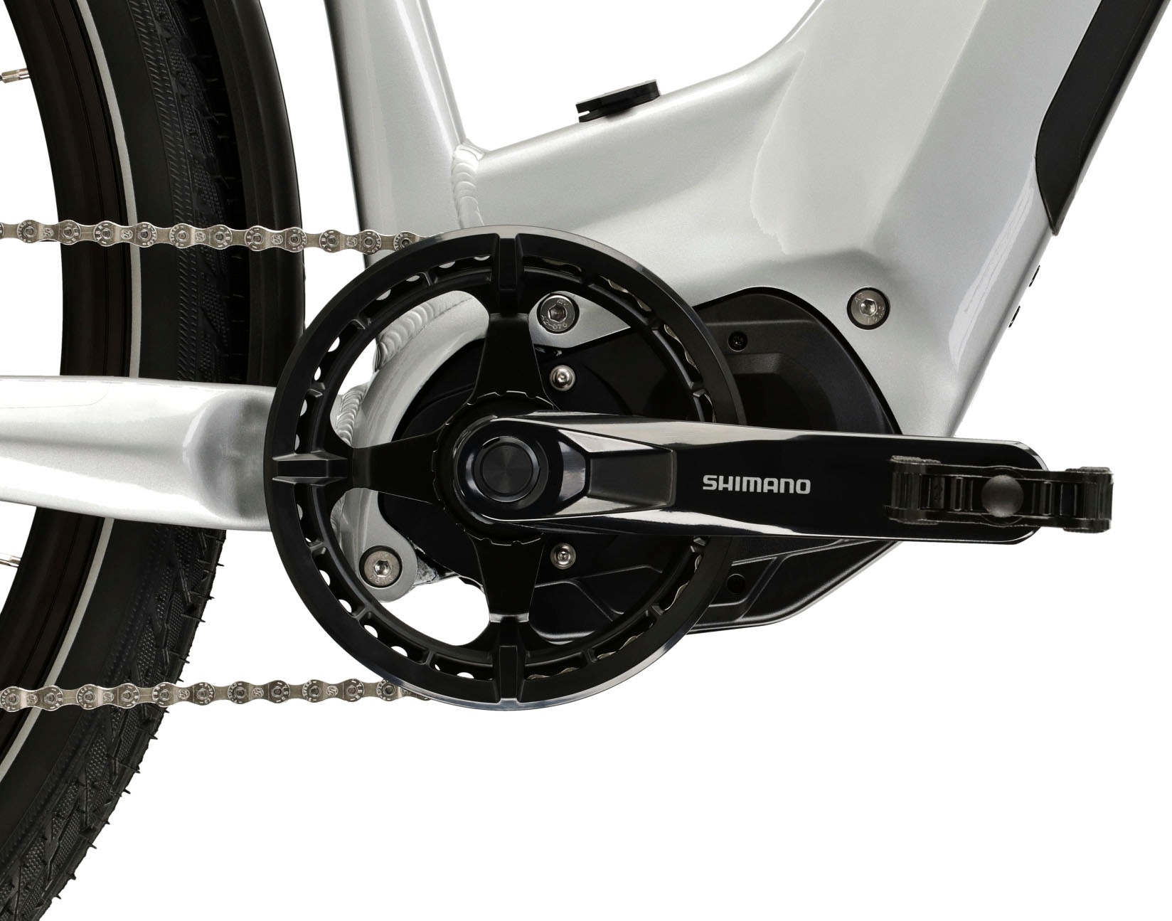 Kross E-Bike »KROSS E-Trekkingrad Trans 5.0 28" silber 9 Gänge«, 9 Gang, microSHIFT, ADVENT M619, Mittelmotor 250 W