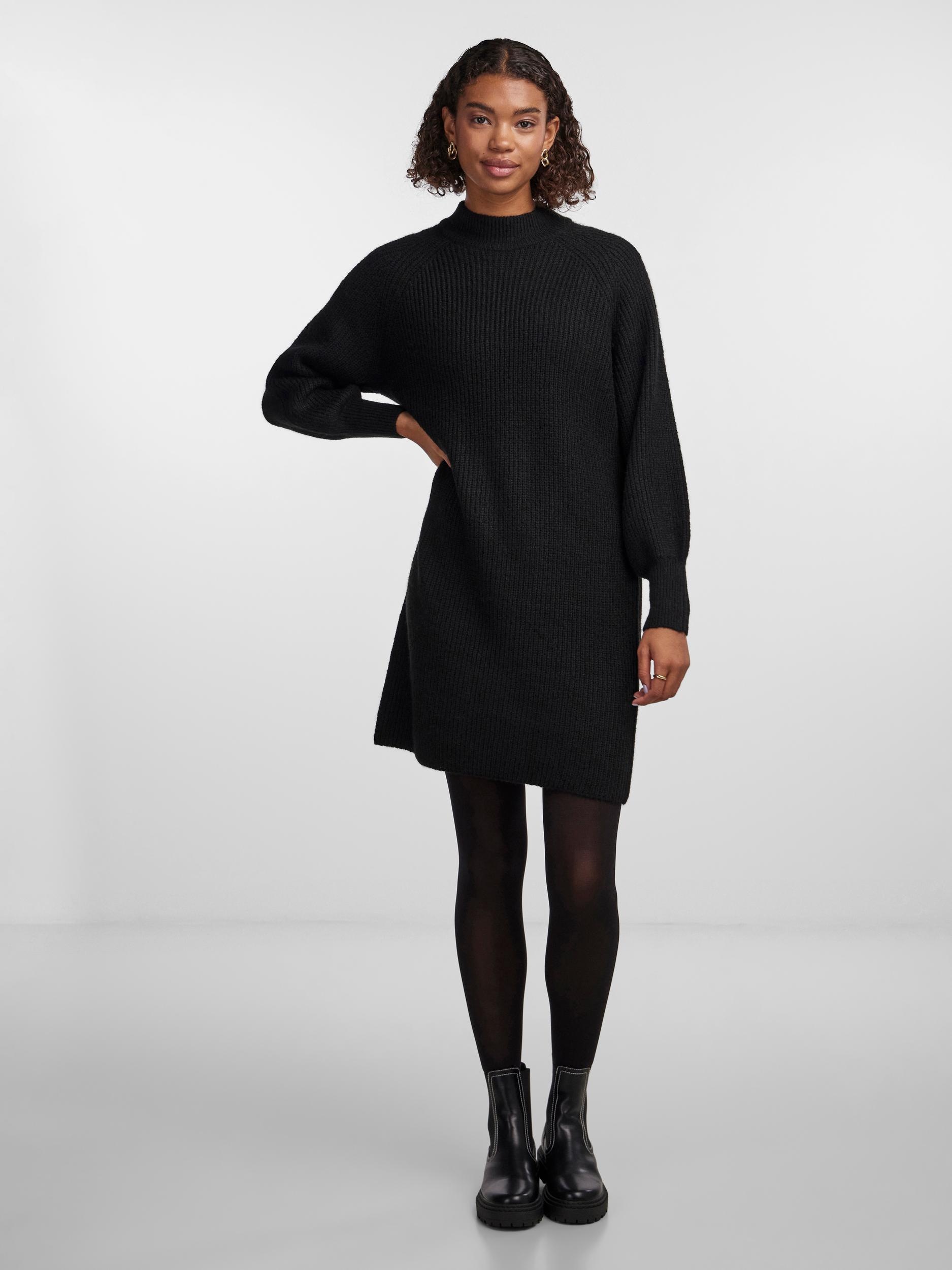 BAUR KNIT DRESS online pieces NOOS LS »PCNATALEE | kaufen Strickkleid BC« O-NECK