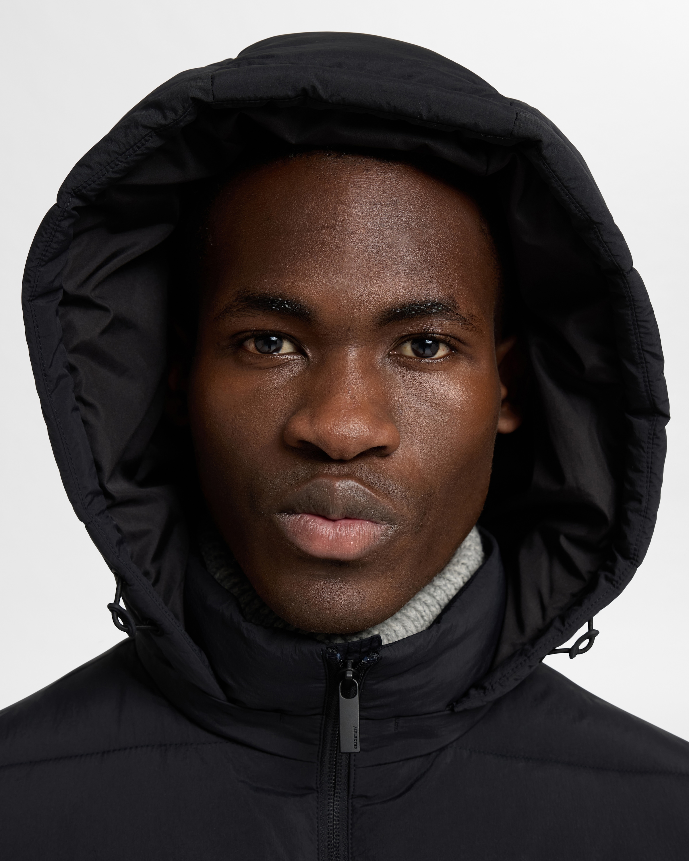 SELECTED HOMME Outdoorjacke »SLHCOOPER PUFFER JKT NOOS«, mit Kapuze