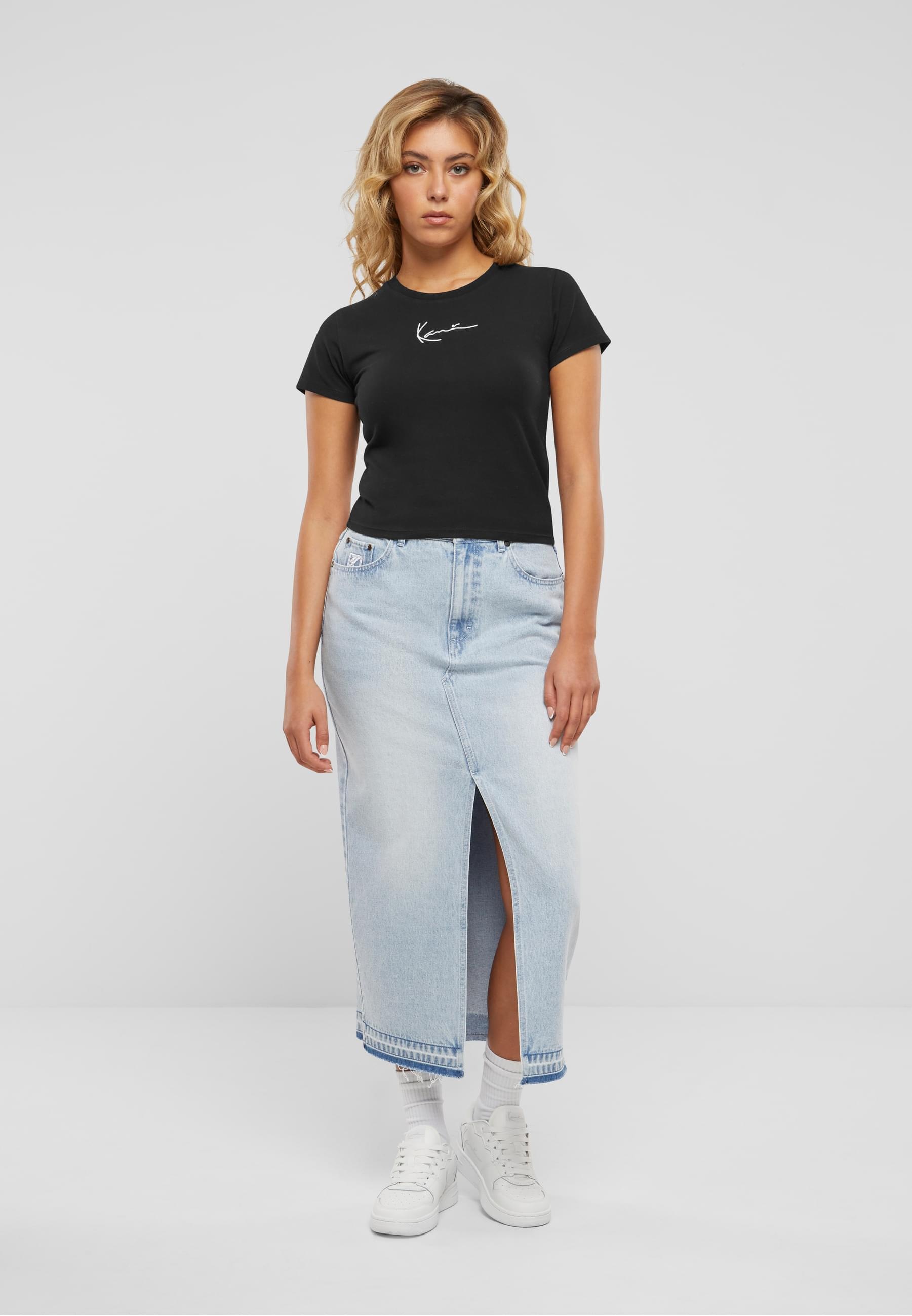 Karl Kani Shirtkleid »Karl Kani Damen KW242-033-1 Karl Kani OG Long Denim Skirt«, (1 tlg.)