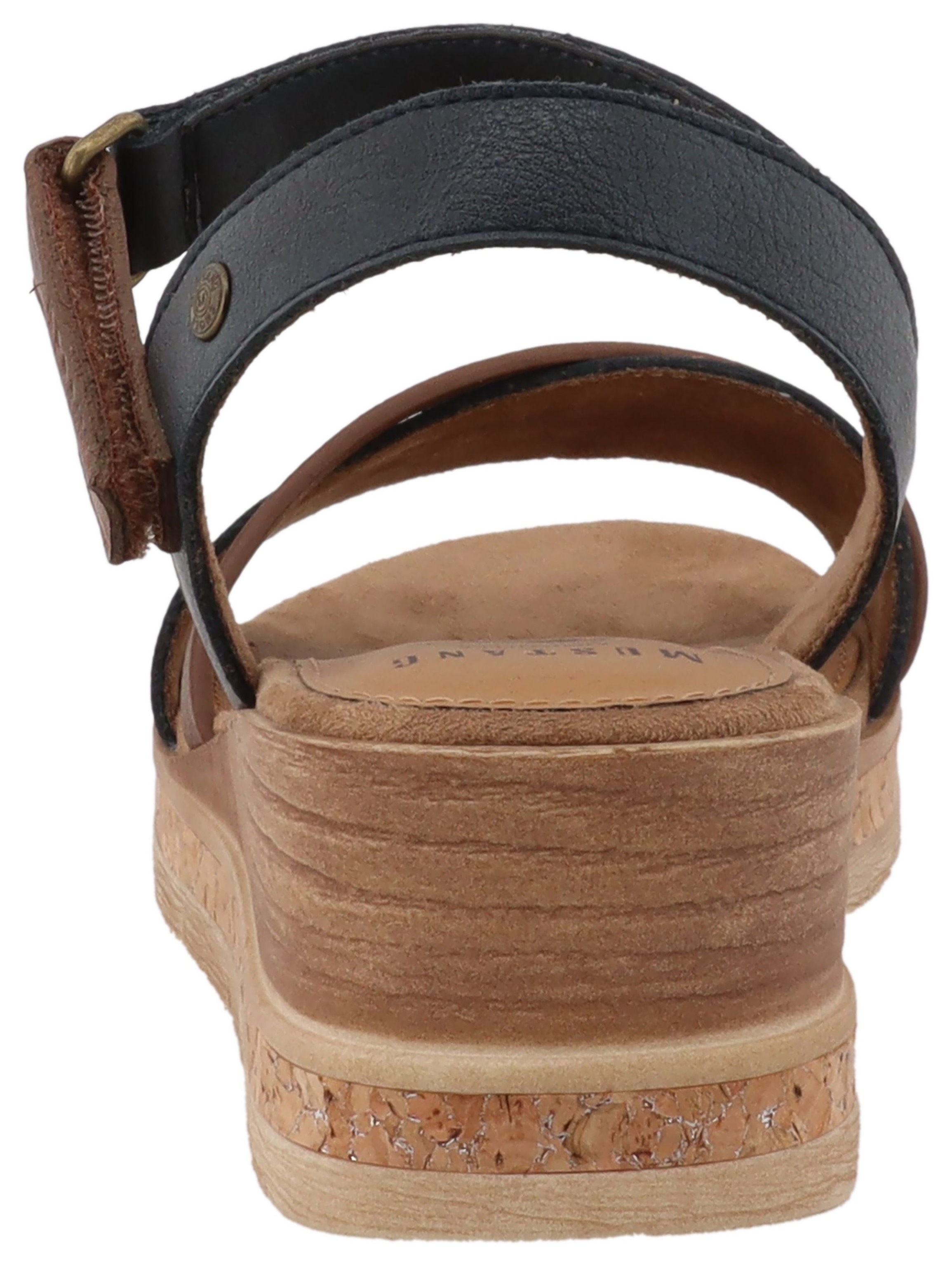 Mustang Shoes Keilsandalette "Ileana" Riemchensandale, Sommerschuh mit Logo günstig online kaufen