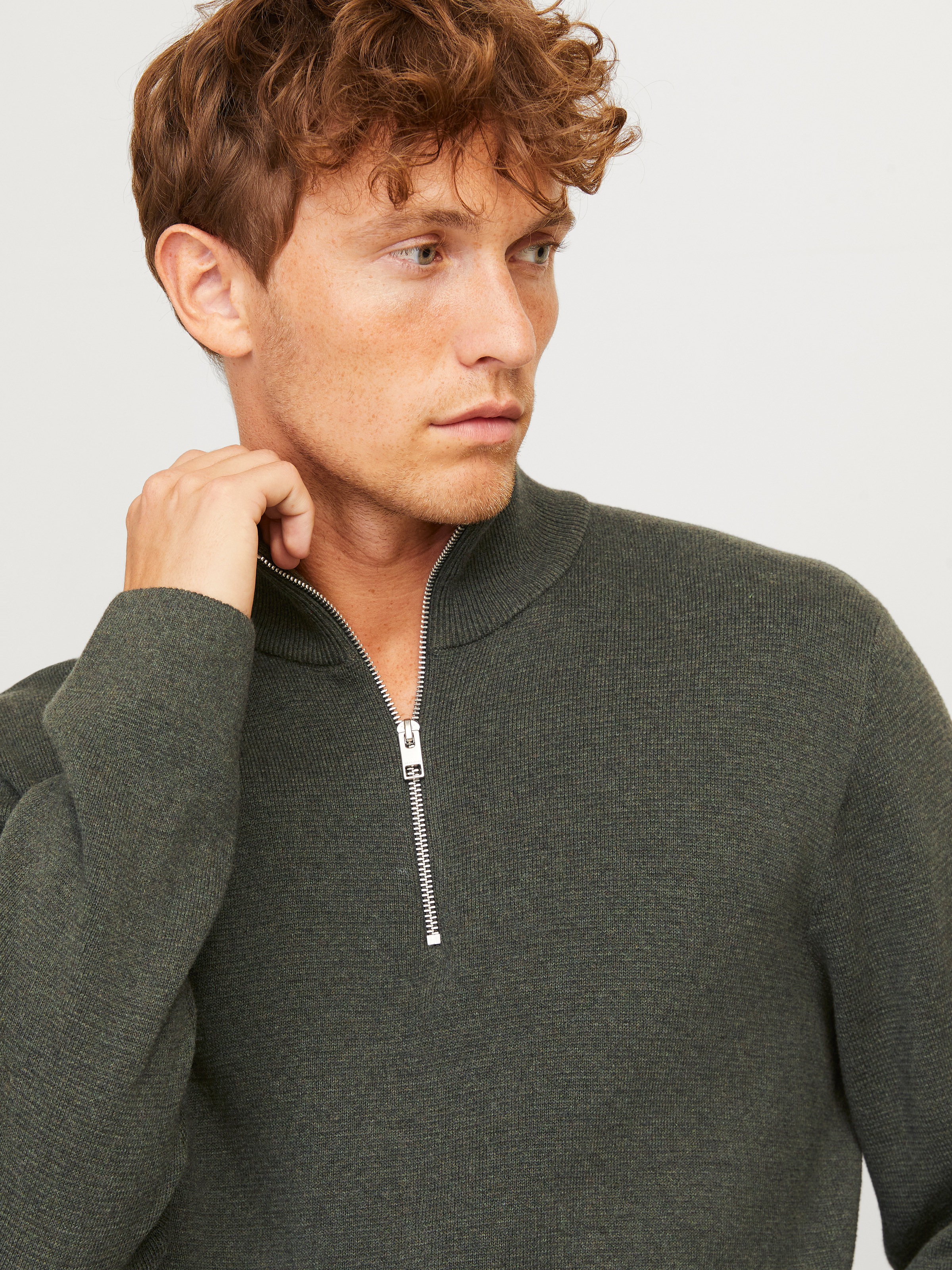 Jack & Jones Troyer JPRBLAMILANO STITCH KNIT HALF ZIP SN günstig online kaufen