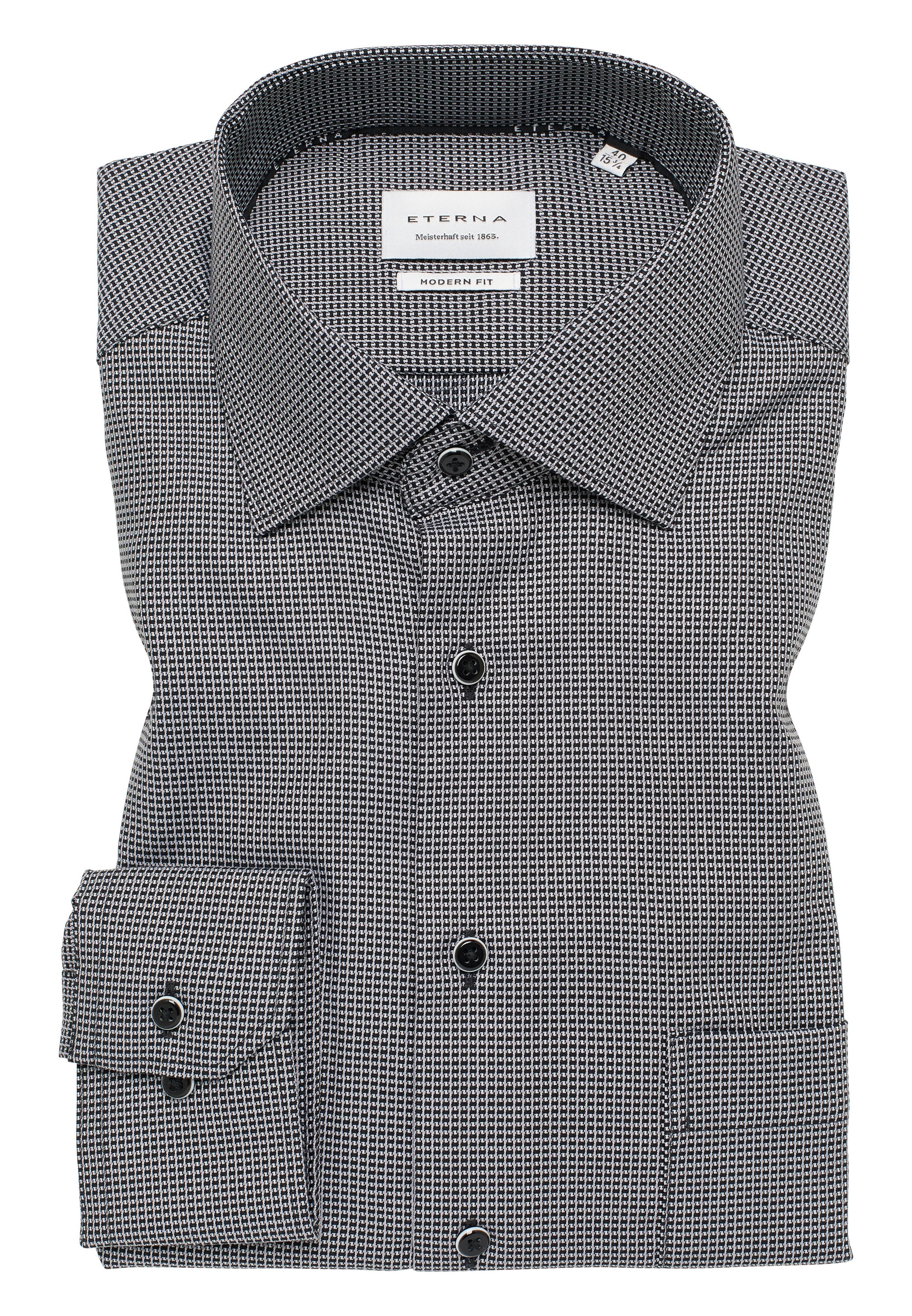 Eterna Langarmhemd »MODERN FIT«, NON IRON (bügelfrei)