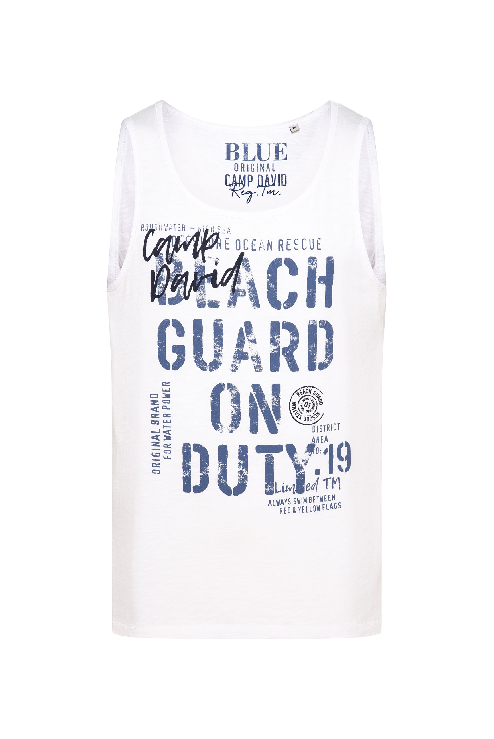 CAMP DAVID Tanktop, aus Baumwolle