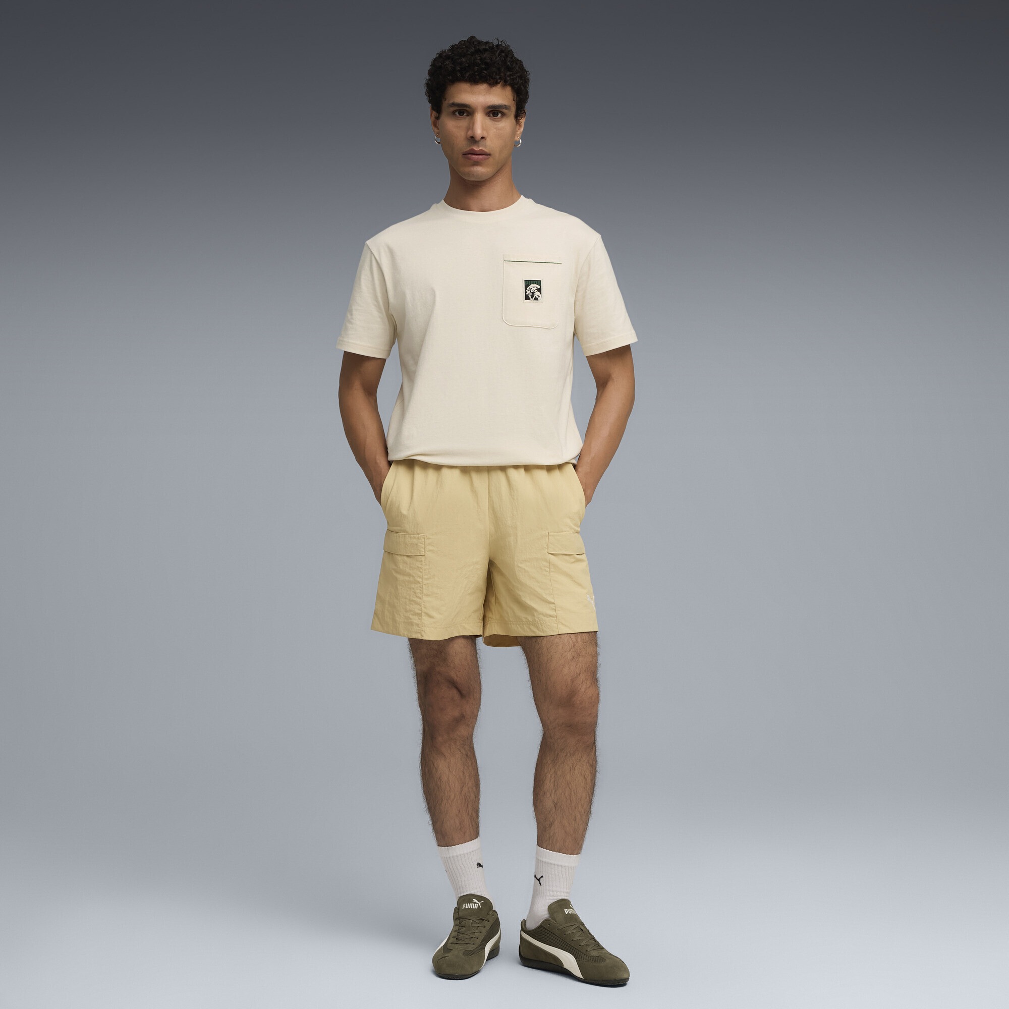 PUMA Shorts »WARDROBE ESS Relaxed 6" Cargoshorts Herren«