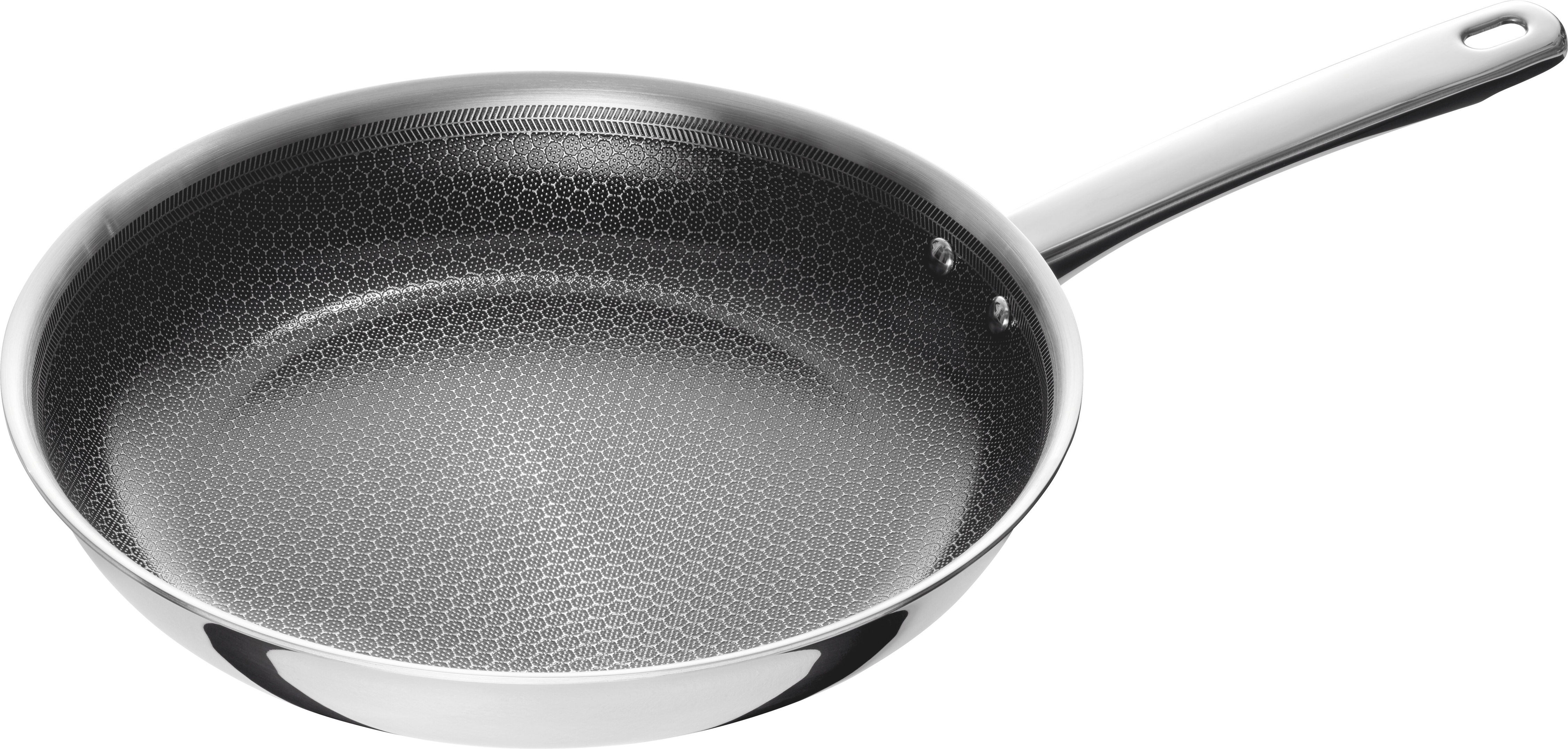 HENCKELS by ZWILLING Bratpfanne "Valley" Edelstahl 1 tlg. Keramikbeschichtung, Soft-Touch-Griffe, fettarmes Braten, Edelstahl