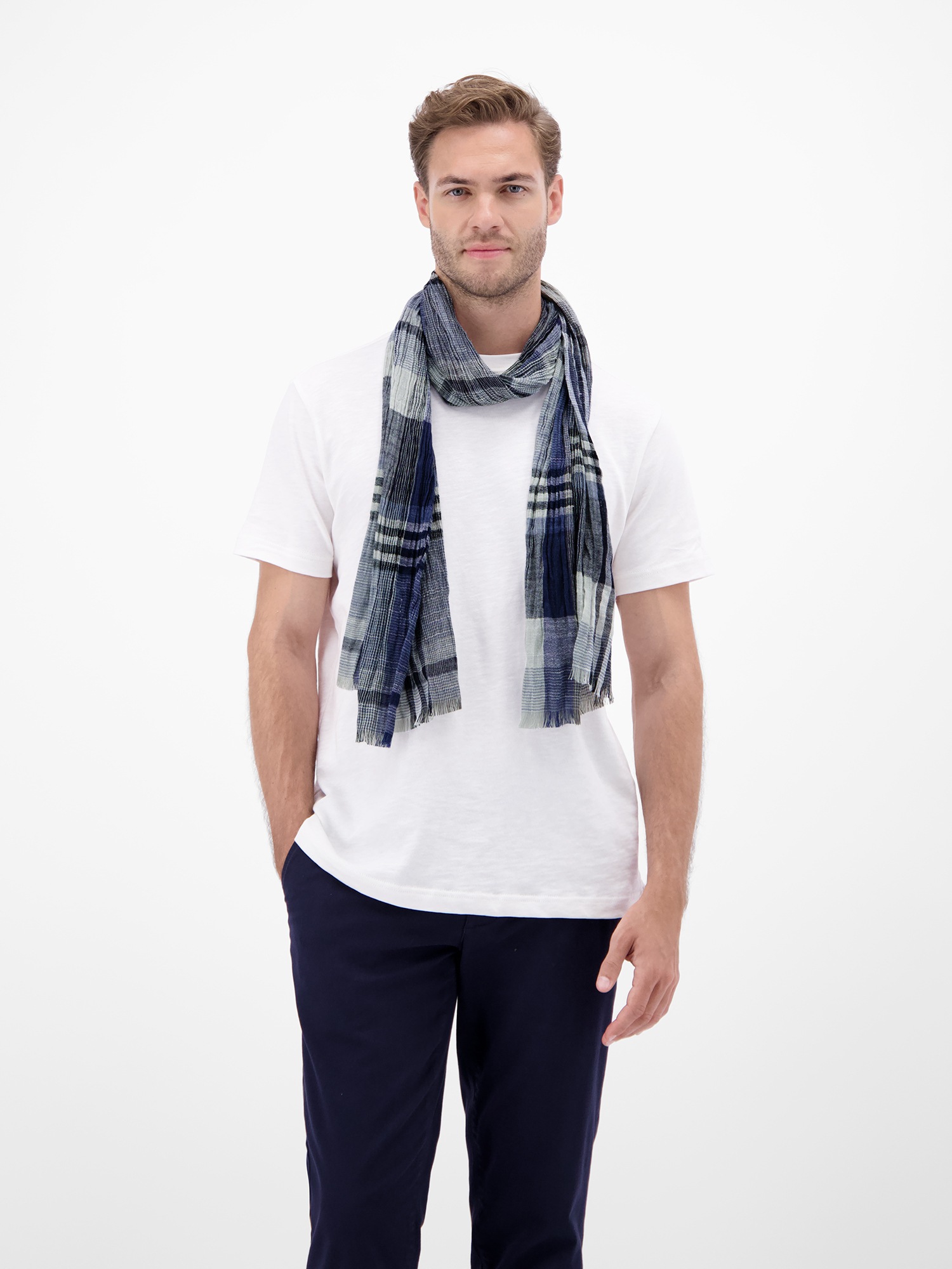 LERROS Schal "LERROS Webschal mit kariertem Farbverlauf" günstig online kaufen