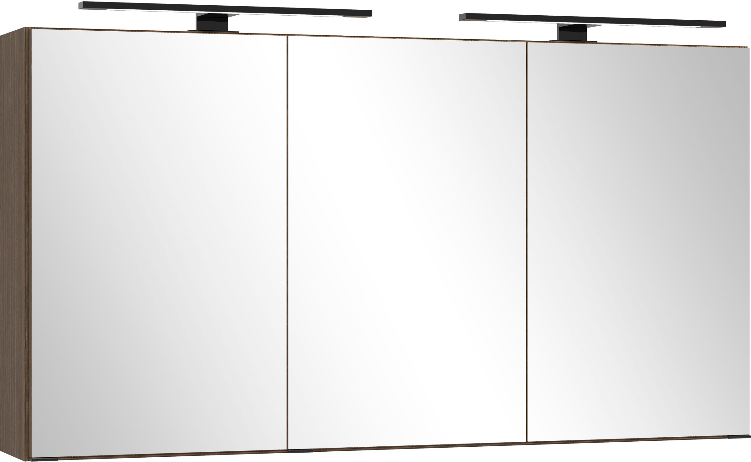 welltime Badmöbel-Set »Welltime, York Waschtisch-Set 120 cm, weißes oder schwarzes Becken«