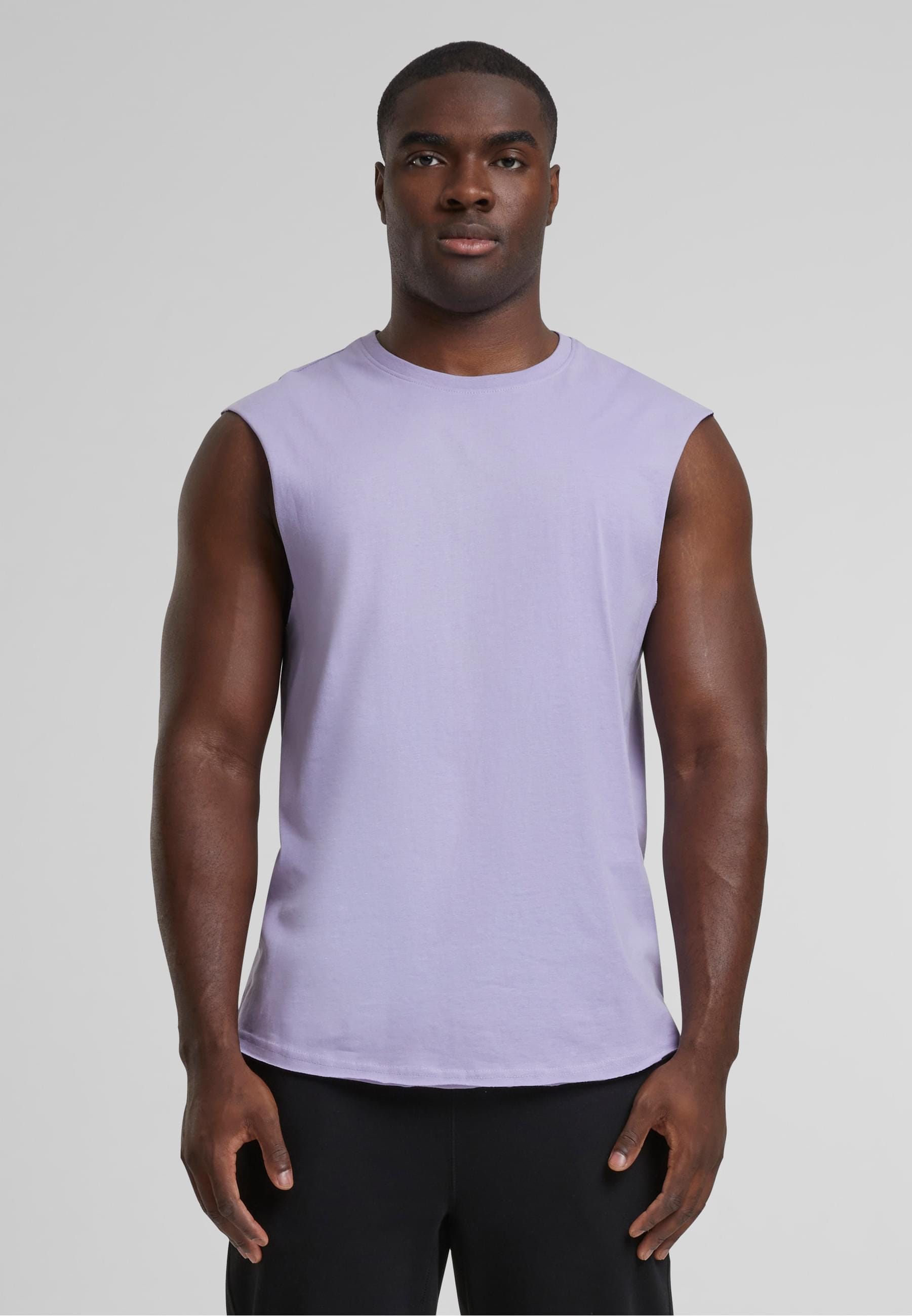 URBAN CLASSICS T-Shirt »Urban Classics Herren Open Edge Sleeveless Tee«, (1 tlg.)