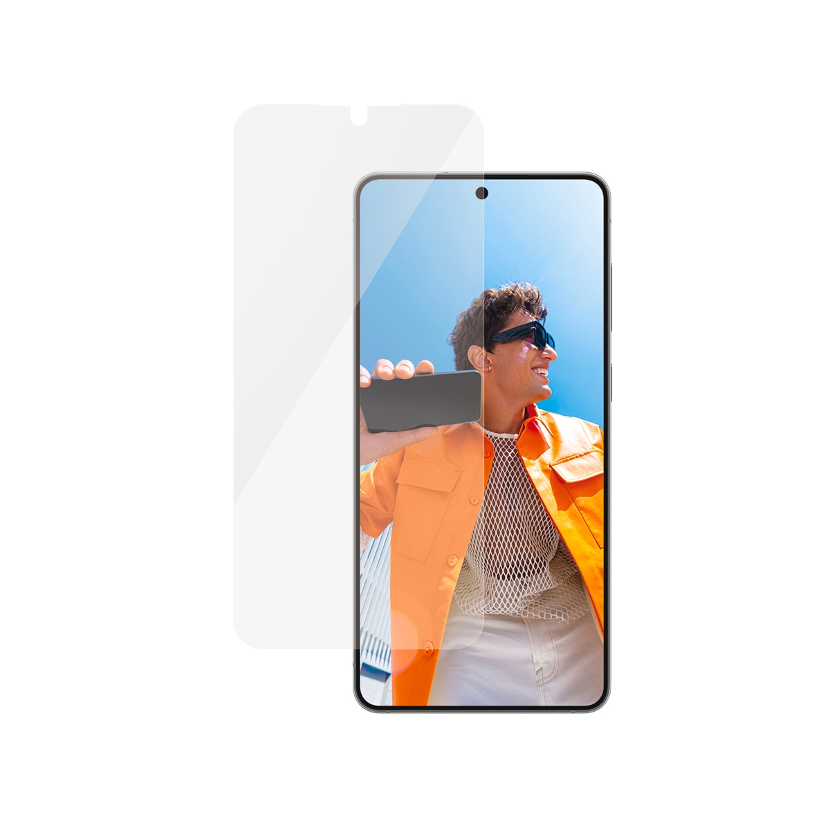 CARE by PanzerGlass Displayschutzglas »Ultra-Wide Fit Screen Protection«, für Samsung Galaxy S25 Edge, Displayschutzfolie, Schutzfolie, Bildschirmschutz, kratz- & stoßfest