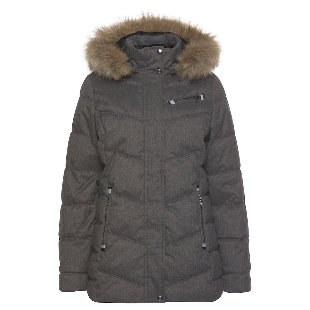 Polarino Steppjacke, mit Kapuze