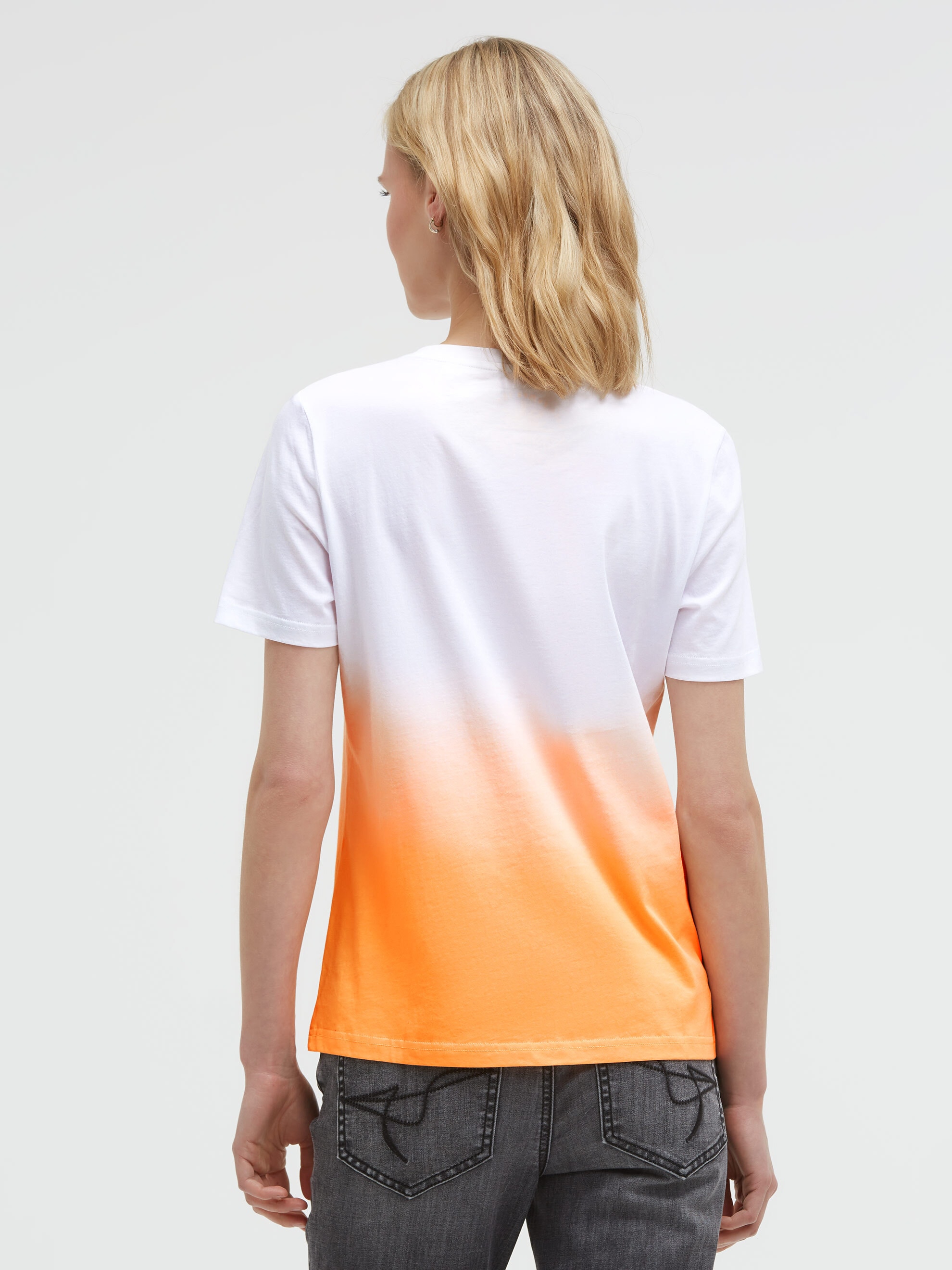 SOCCX Rundhalsshirt mit Farbverlauf