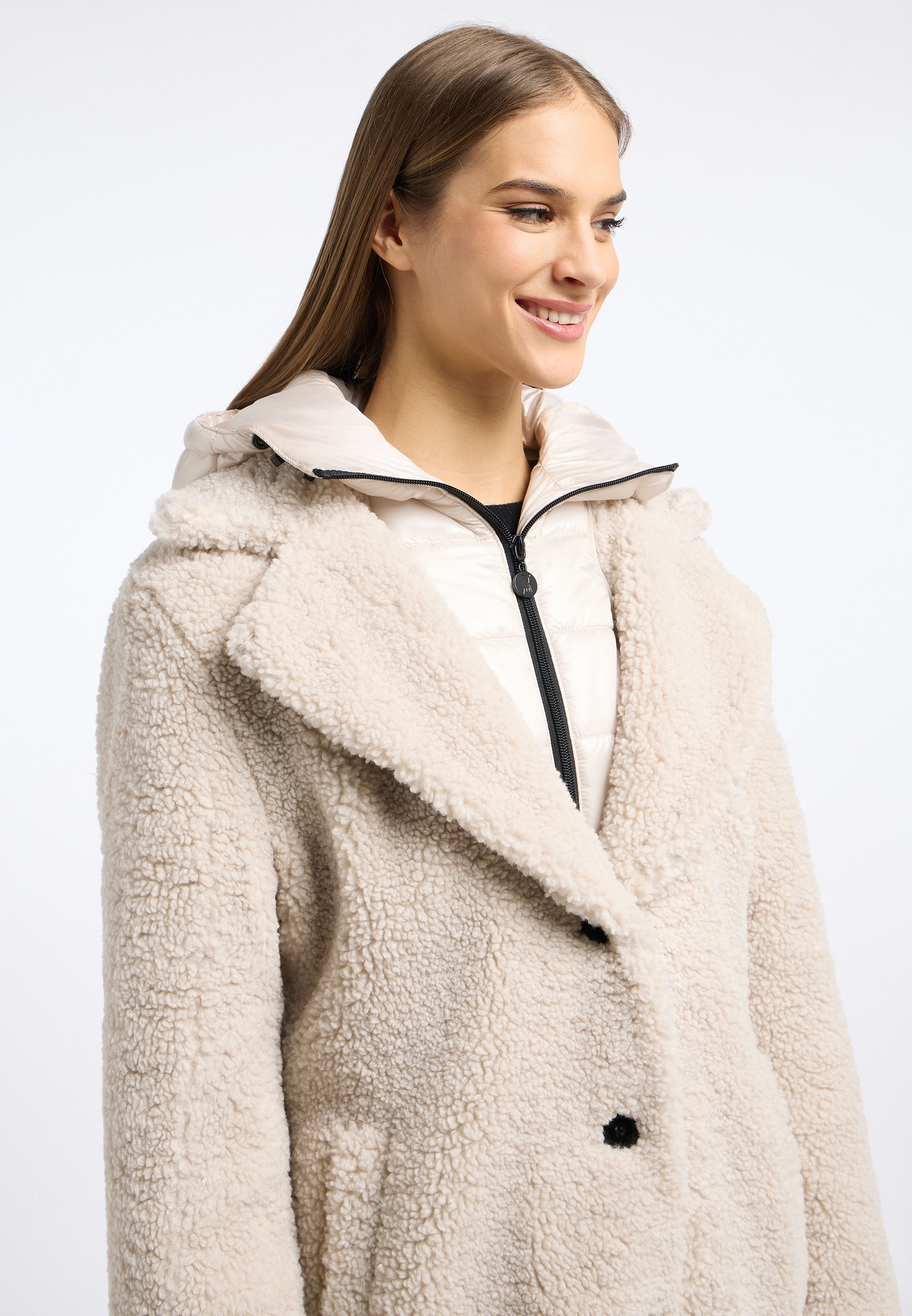Frieda & Freddies Fellimitatmantel »Fake Fur Coat / Gine2«