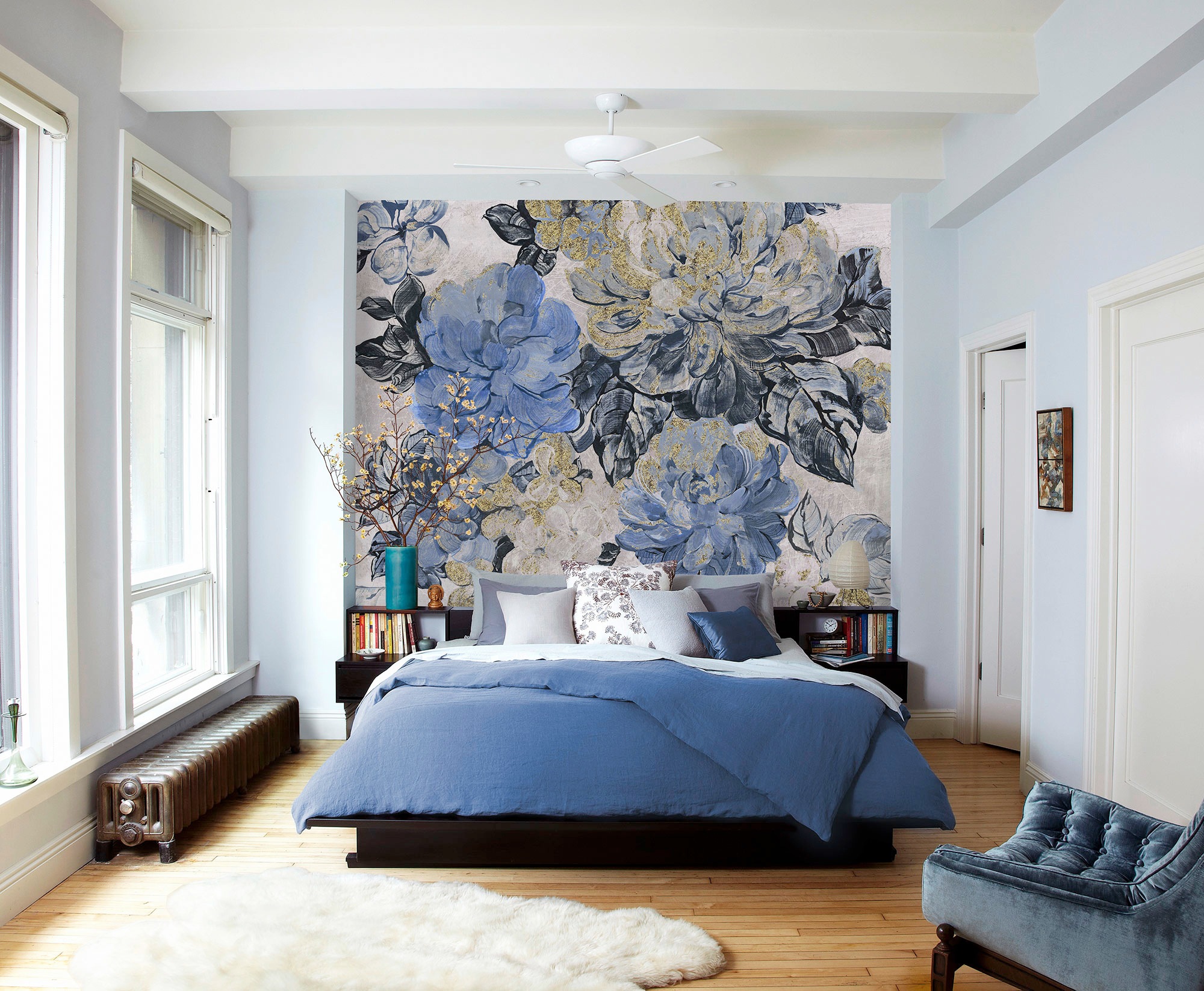 Komar Vliestapete »Digitaldruck Vlies - Chérie - Größe 300 x 250 cm«, bedruckt, Wohnzimmer, Schlafzimmer