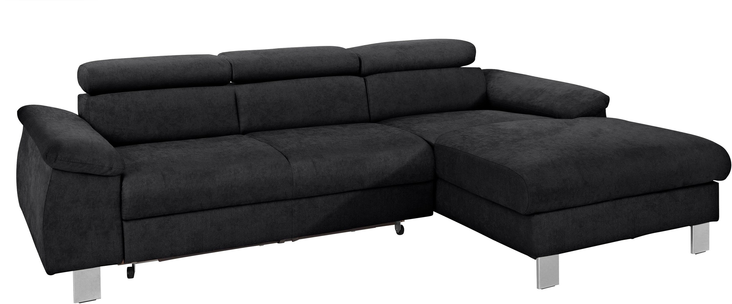 COTTA Ecksofa "Komaris L-Form, B: 244 cm" mit Kopfteilverstellung, optional günstig online kaufen