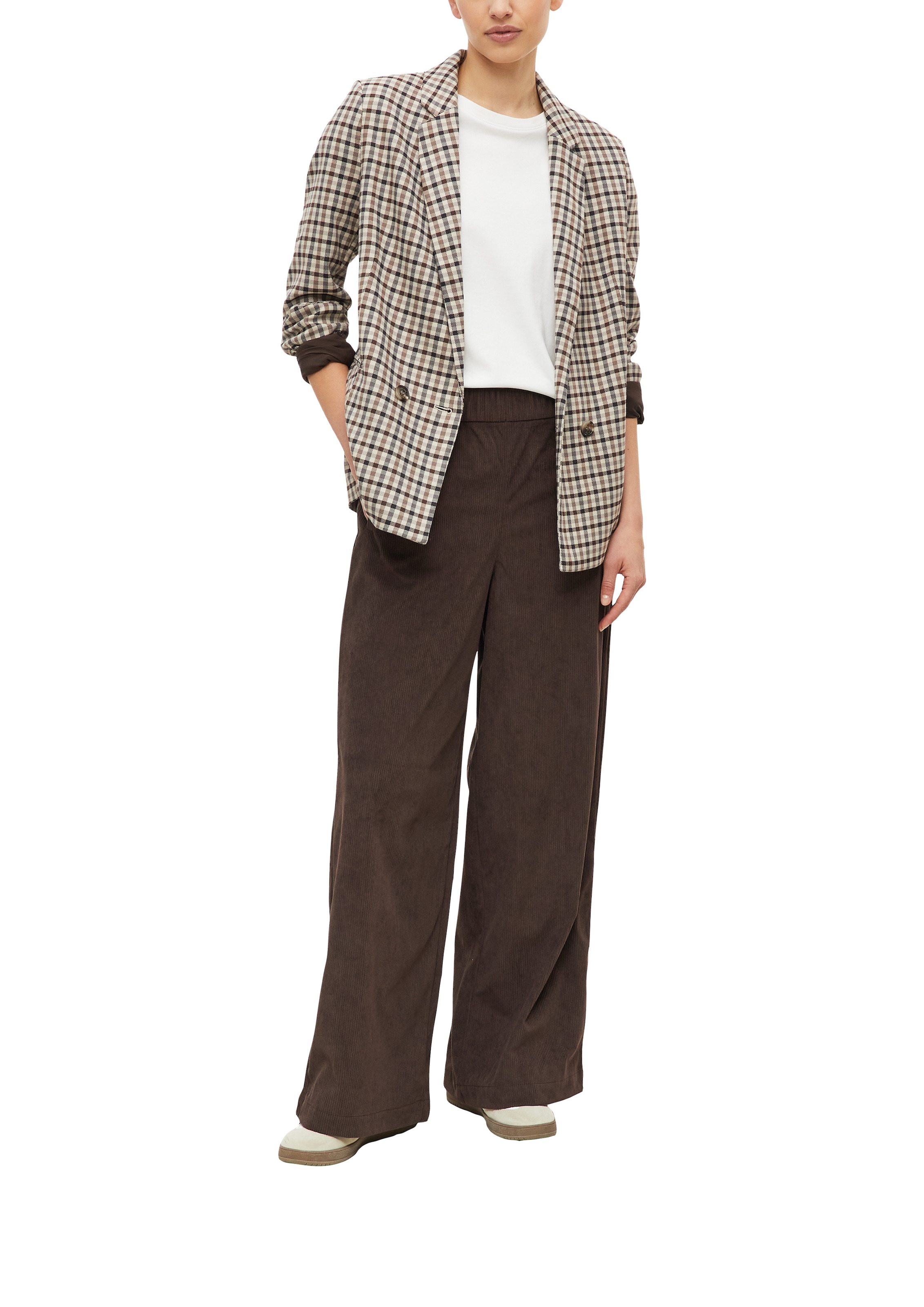 s.Oliver Cordhose  mit weitem Bein / Elastikbund
