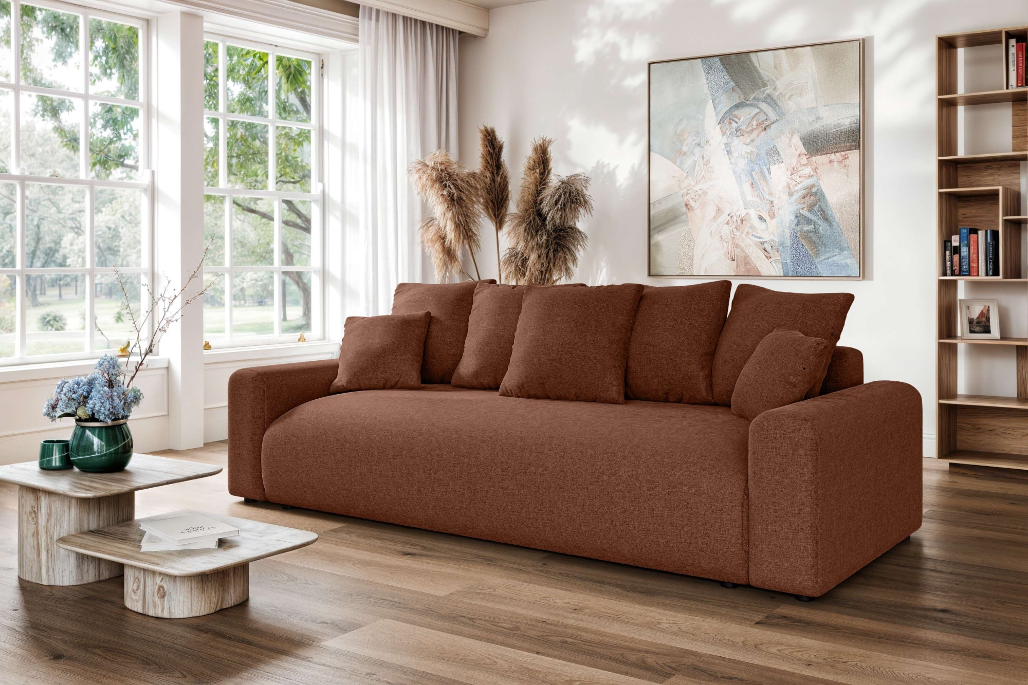 Home affaire Big-Sofa "LAKESIDE klein 3-Sitzer Schlafsofa mit Bettkasten, B günstig online kaufen