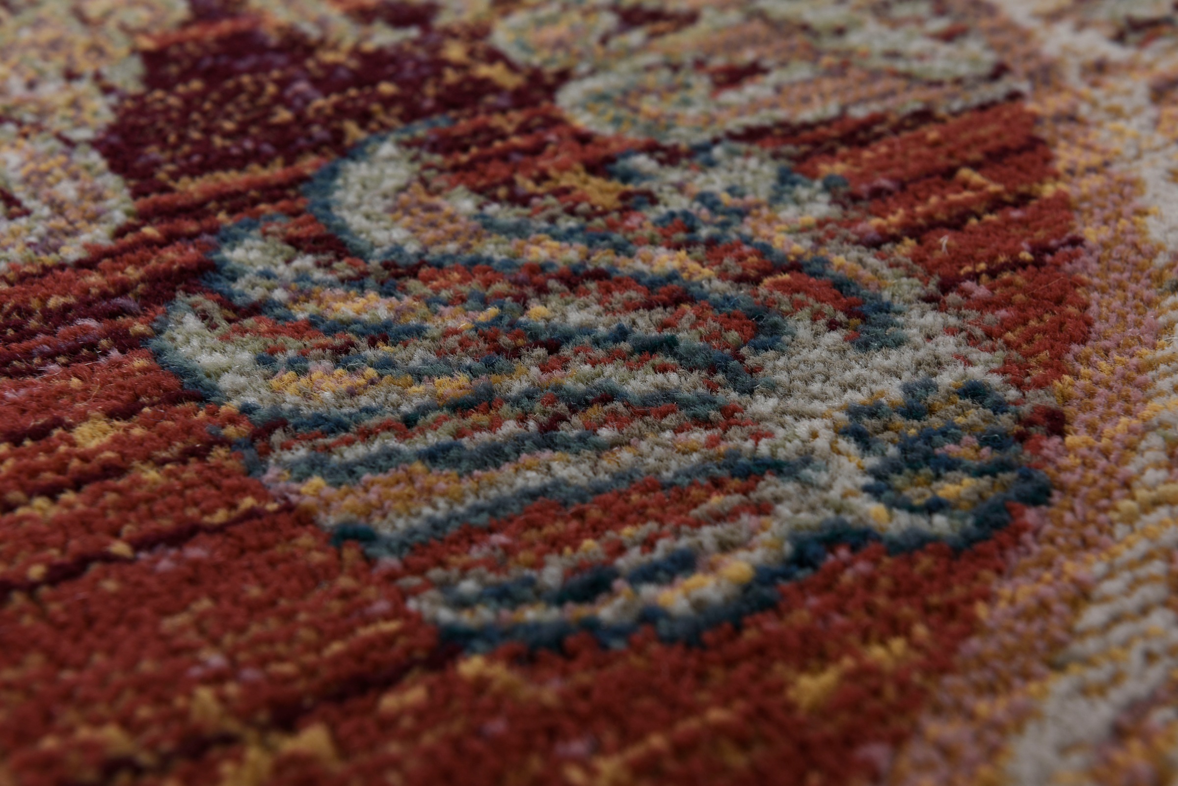 THEKO Teppich »Gabiro 3070«, rechteckig, 10 mm Höhe, Kurzflor, klassisches Design, ideal im Wohnzimmer & Schlafzimmer