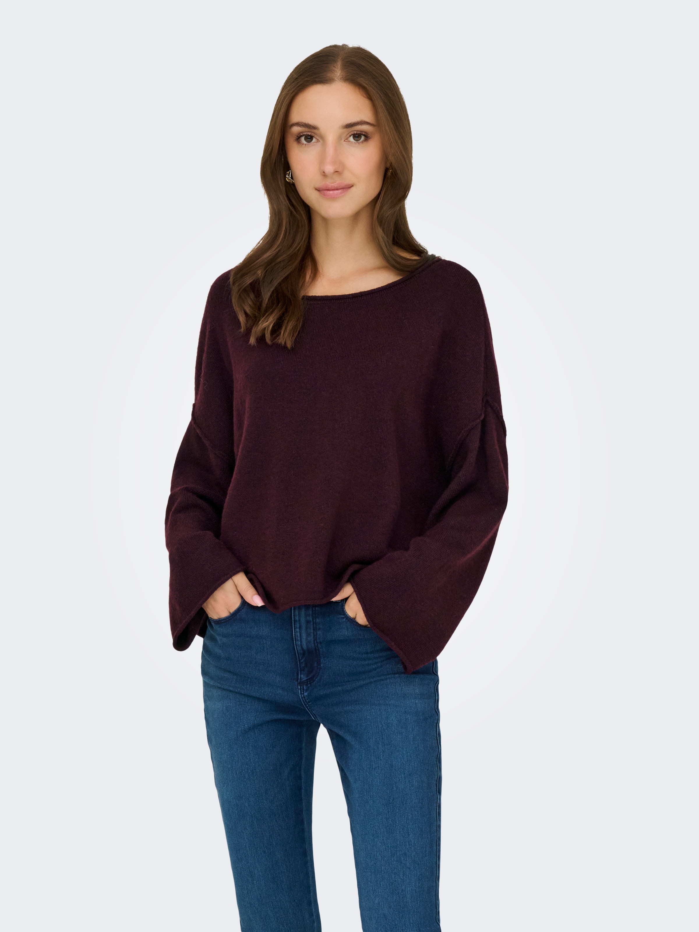 JDY Strickpullover "JDYRUE LIFE L/S BOAT NECK PULL KNT NOOS" günstig online kaufen