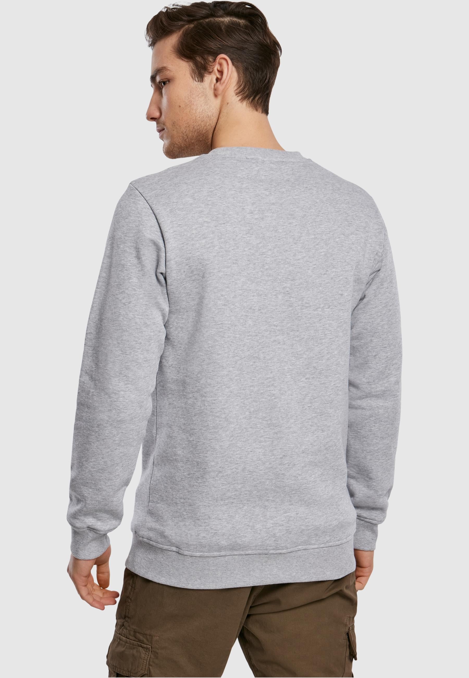 URBAN CLASSICS Rundhalspullover »Urban Classics Herren Organic Basic Crew«, (1 tlg.)