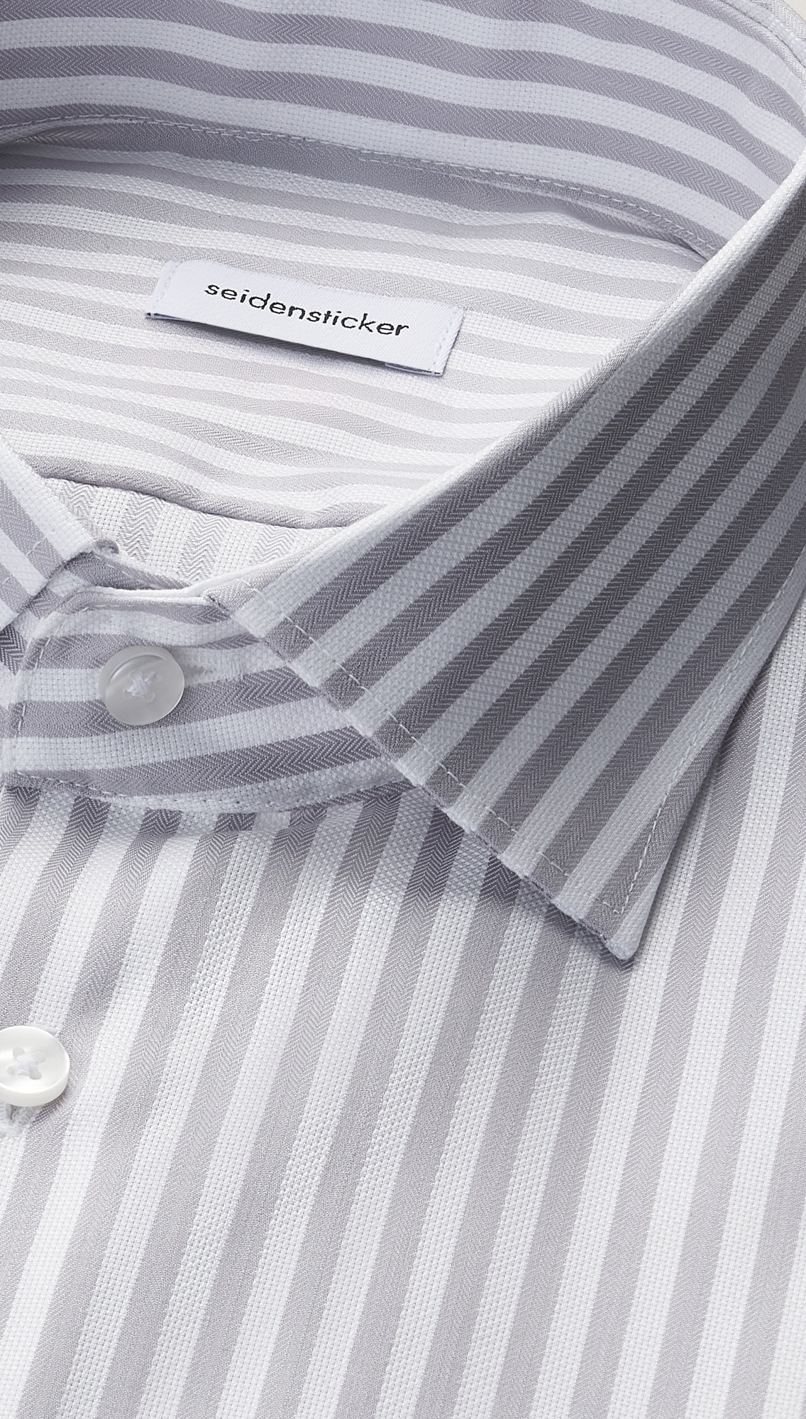 seidensticker Businesshemd »Schwarze Rose« X-Slim 1/1 Kentkragen Gestreift