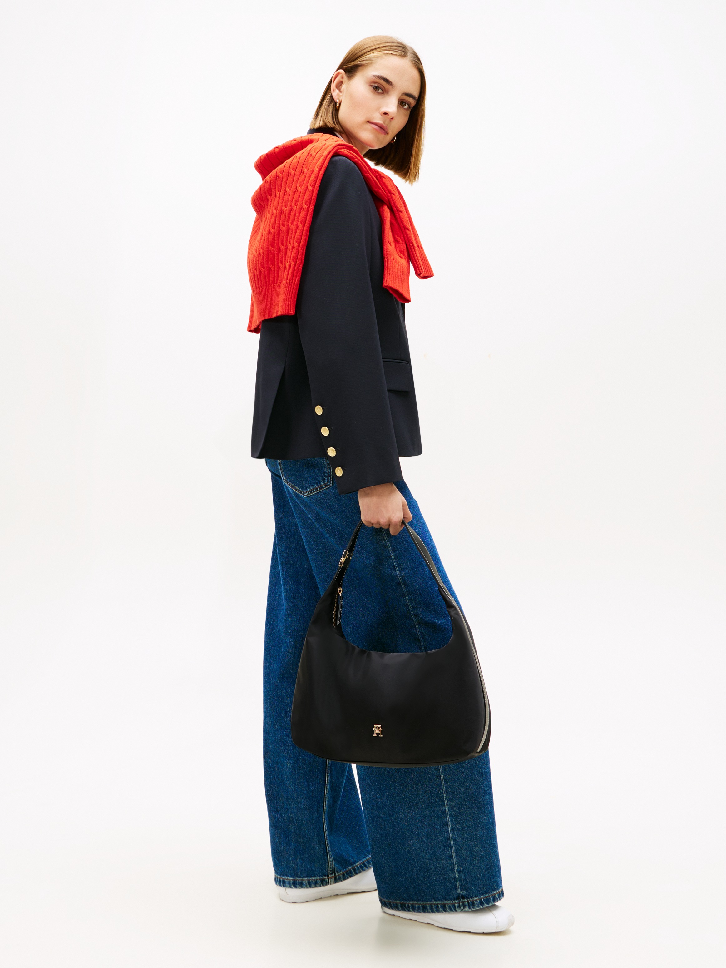 Tommy Hilfiger Hobo "TH GO HOBO NYLON", Damen Abendtasche, Tragetasche mit günstig online kaufen