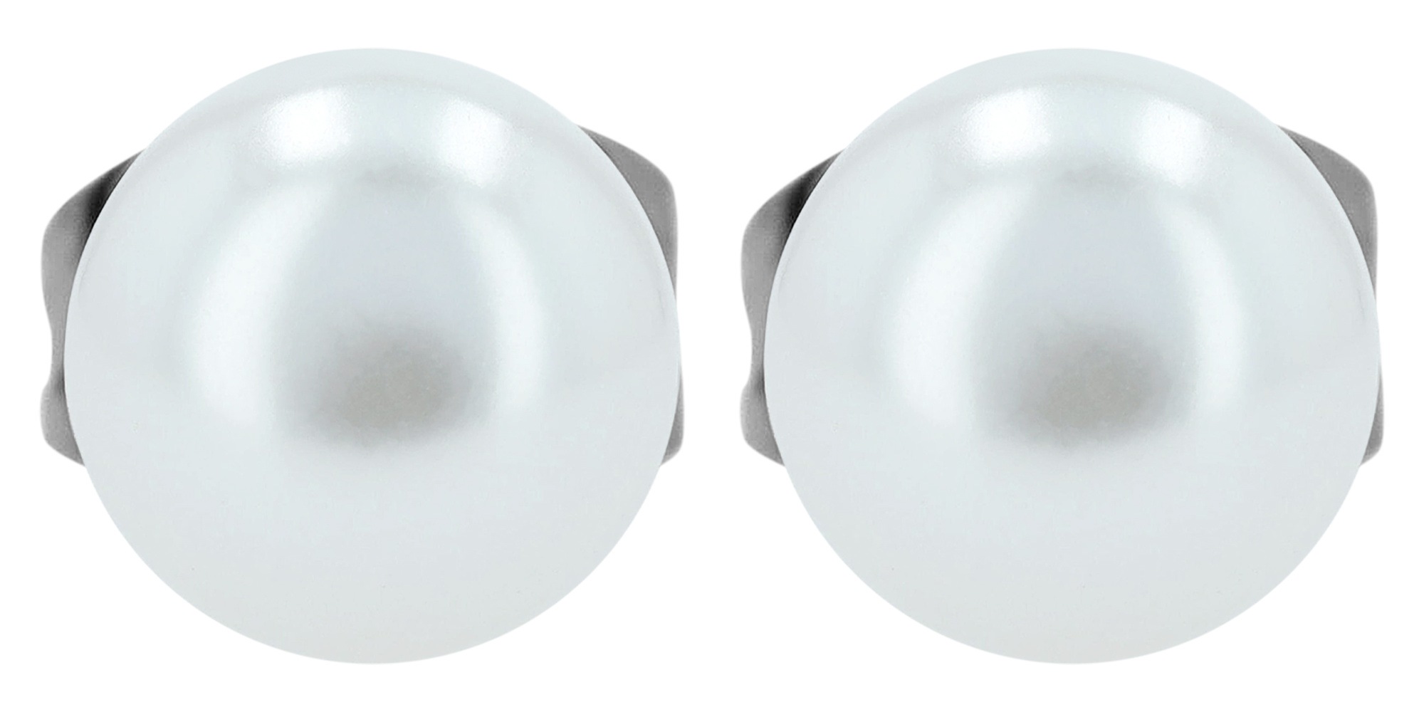 Adelia´s Paar Ohrhänger "Damen Ohrringe – Ohrstecker aus Edelstahl mit Perl günstig online kaufen