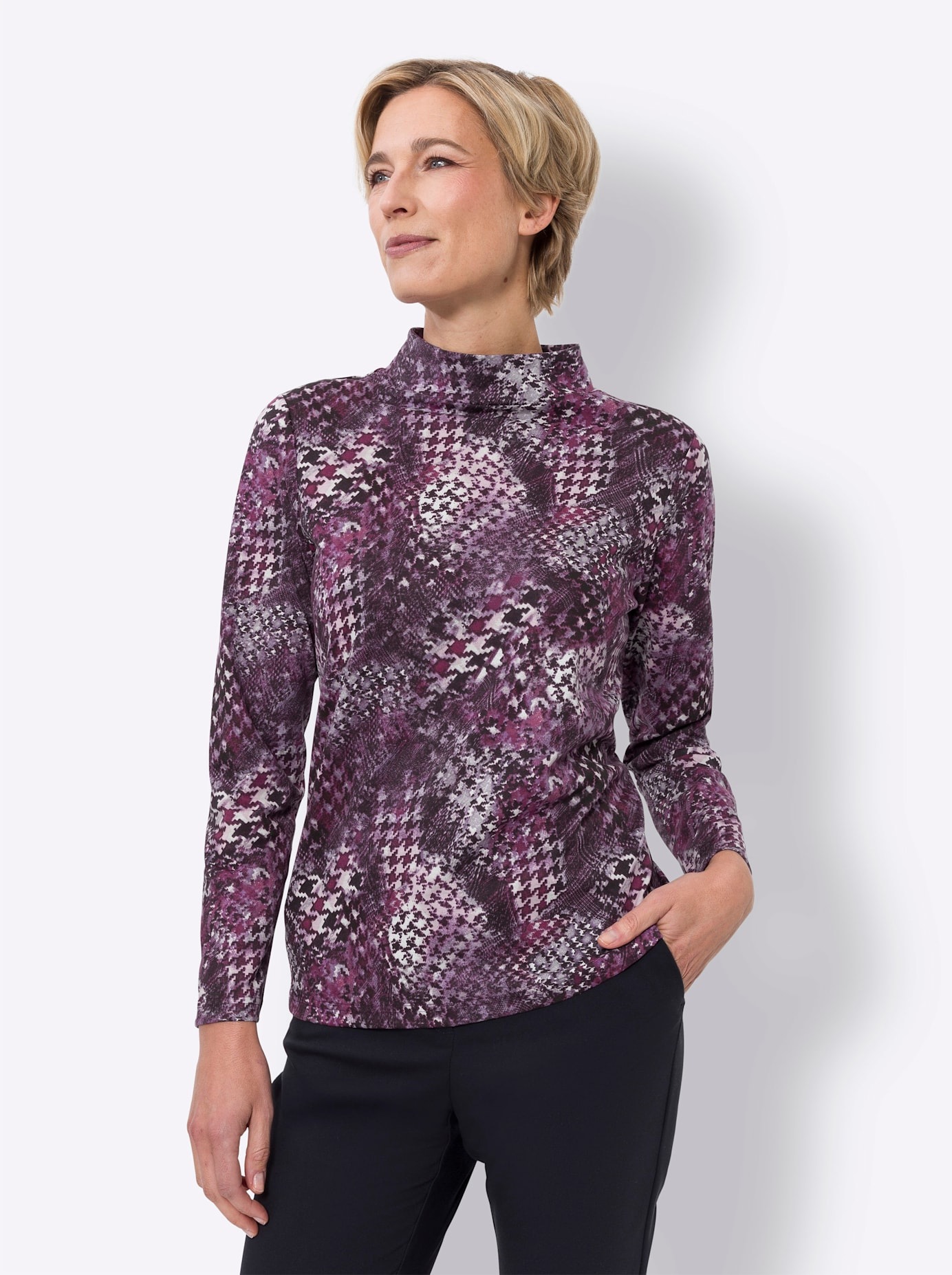 Classic Basics Stehkragenshirt »Stehkragen-Shirt«, (1 tlg.)