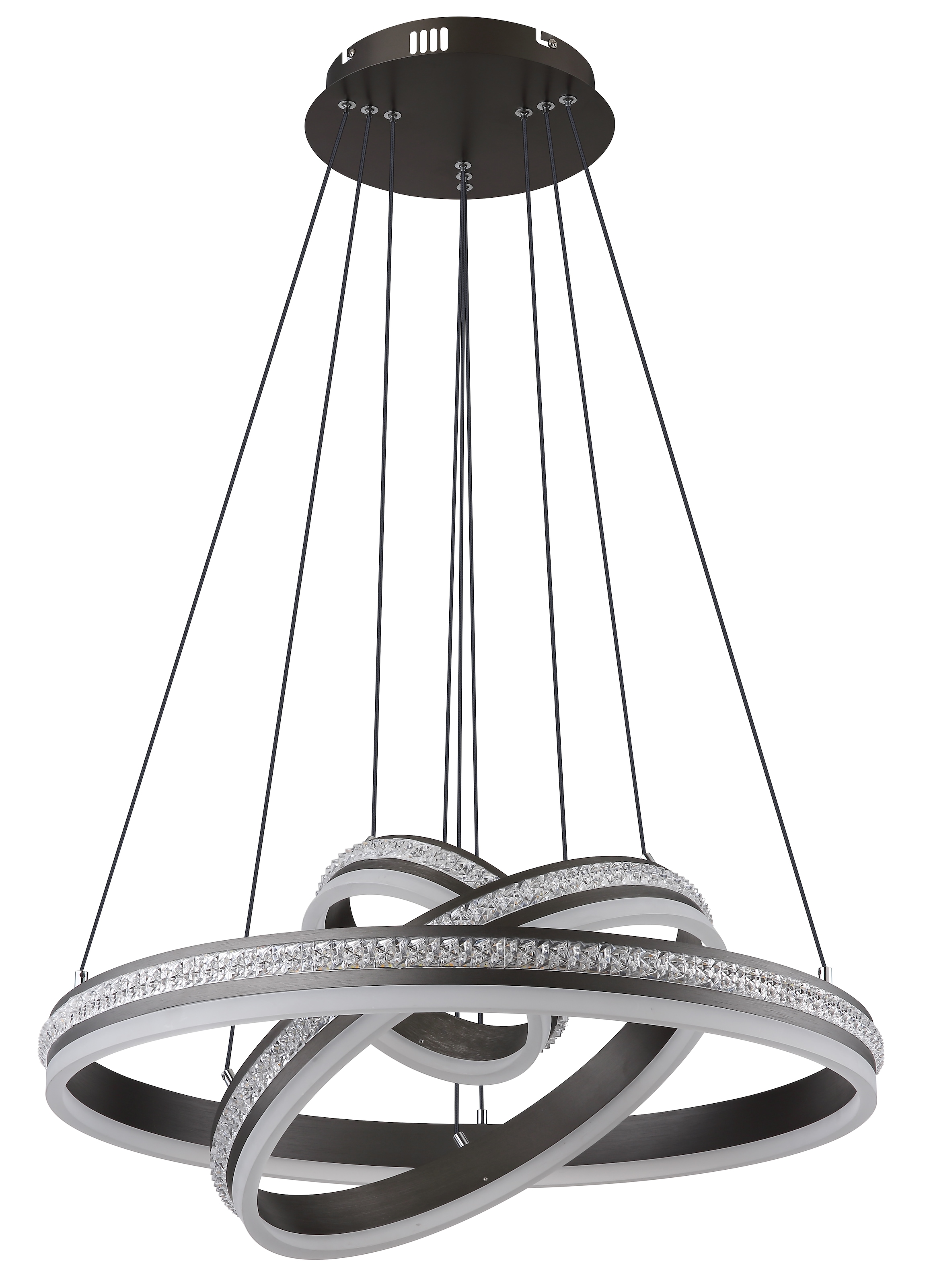 GLOBO LIGHTING LED Pendelleuchte »GROUNI«, Leuchtmittel LED-Modul | LED fest integriert, Hängelampe/Hängeleuchte/Wohnzimmer/Esstisch/elegant